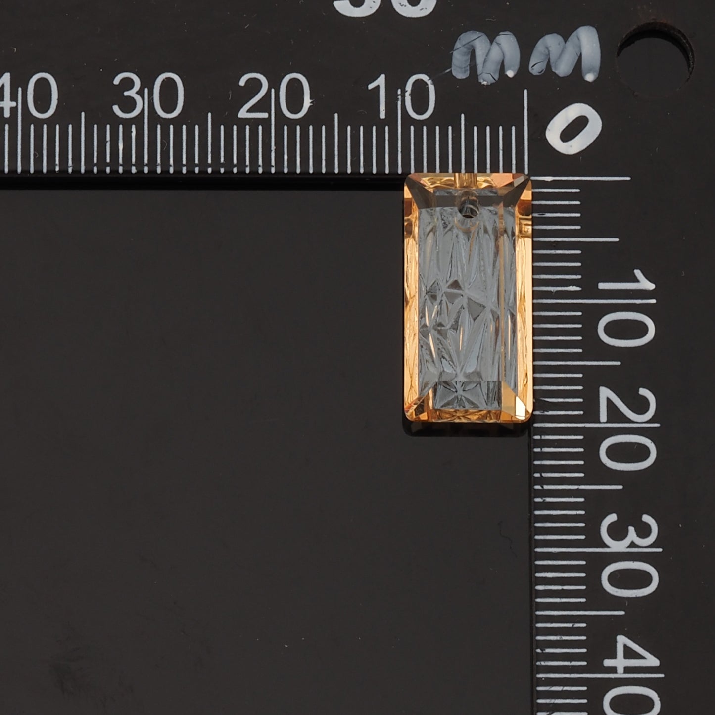 1pcs Rectangle Crystal Pendant Crystal AB Rhinestones for DIY Craft Jewelry Making Supply
