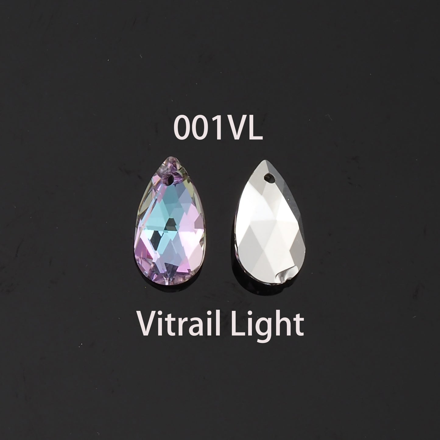 1pcs Teardrop Crystal Pendant Crystal AB Rhinestones for DIY Craft Jewelry Making Supply
