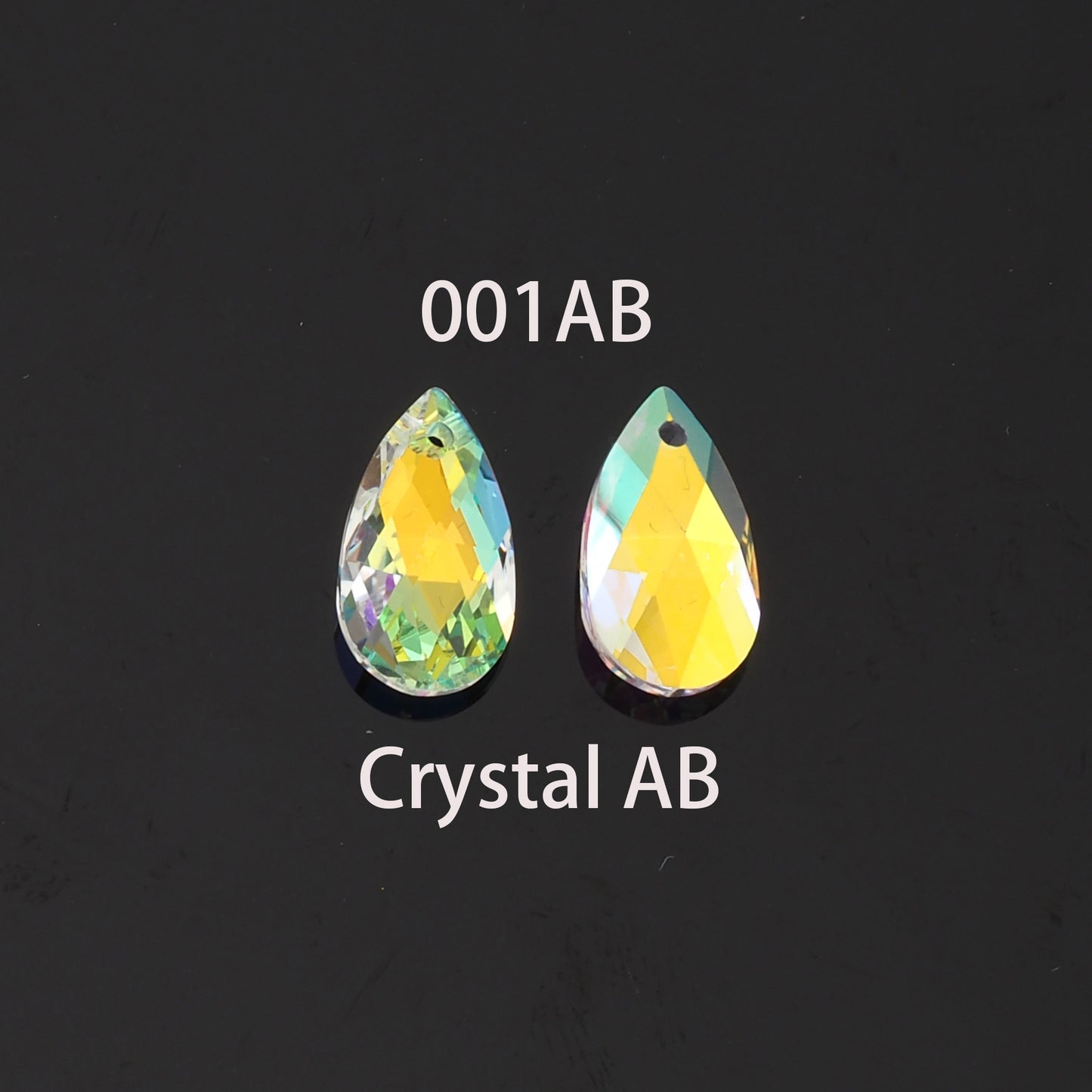 1pcs Teardrop Crystal Pendant Crystal AB Rhinestones for DIY Craft Jewelry Making Supply