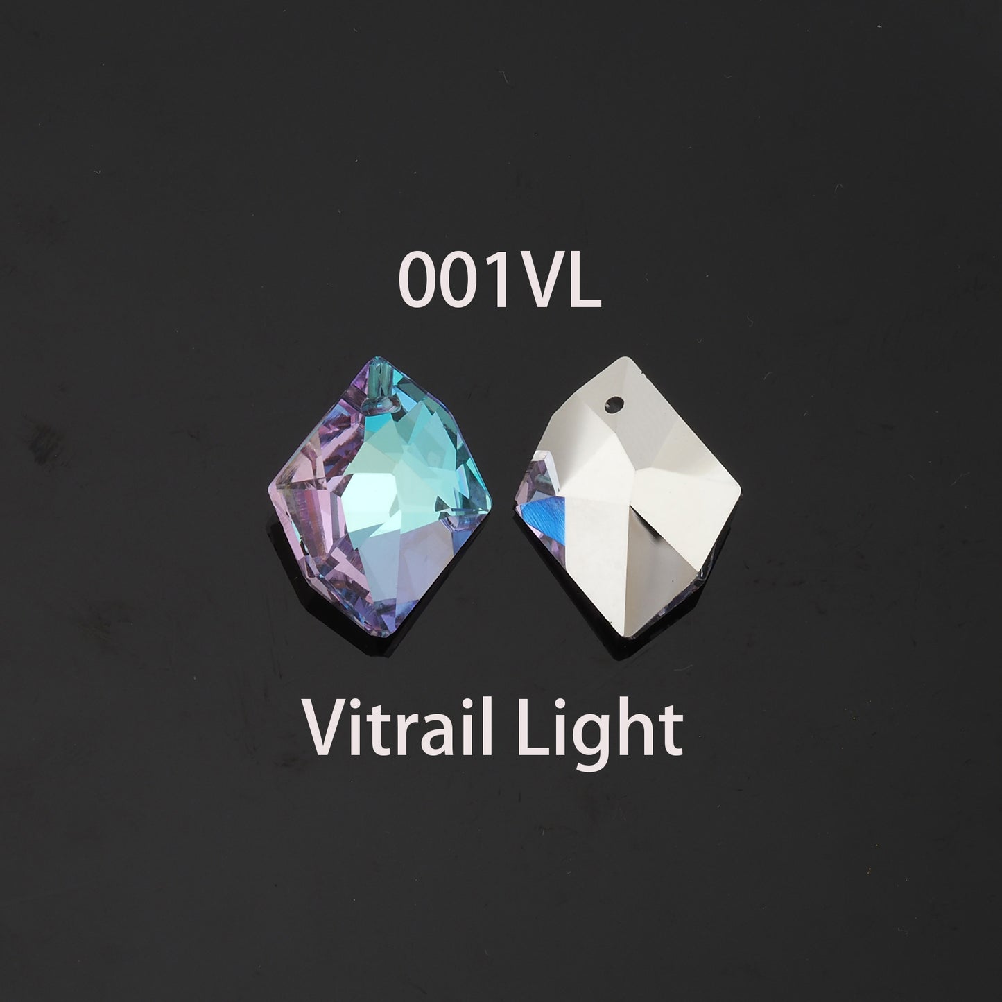 1pcs Geometry Crystal Pendant Crystal AB Rhinestones for DIY Craft Jewelry Making Supply
