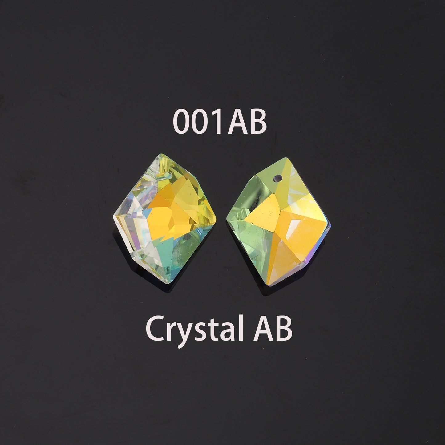 1pcs Geometry Crystal Pendant Crystal AB Rhinestones for DIY Craft Jewelry Making Supply