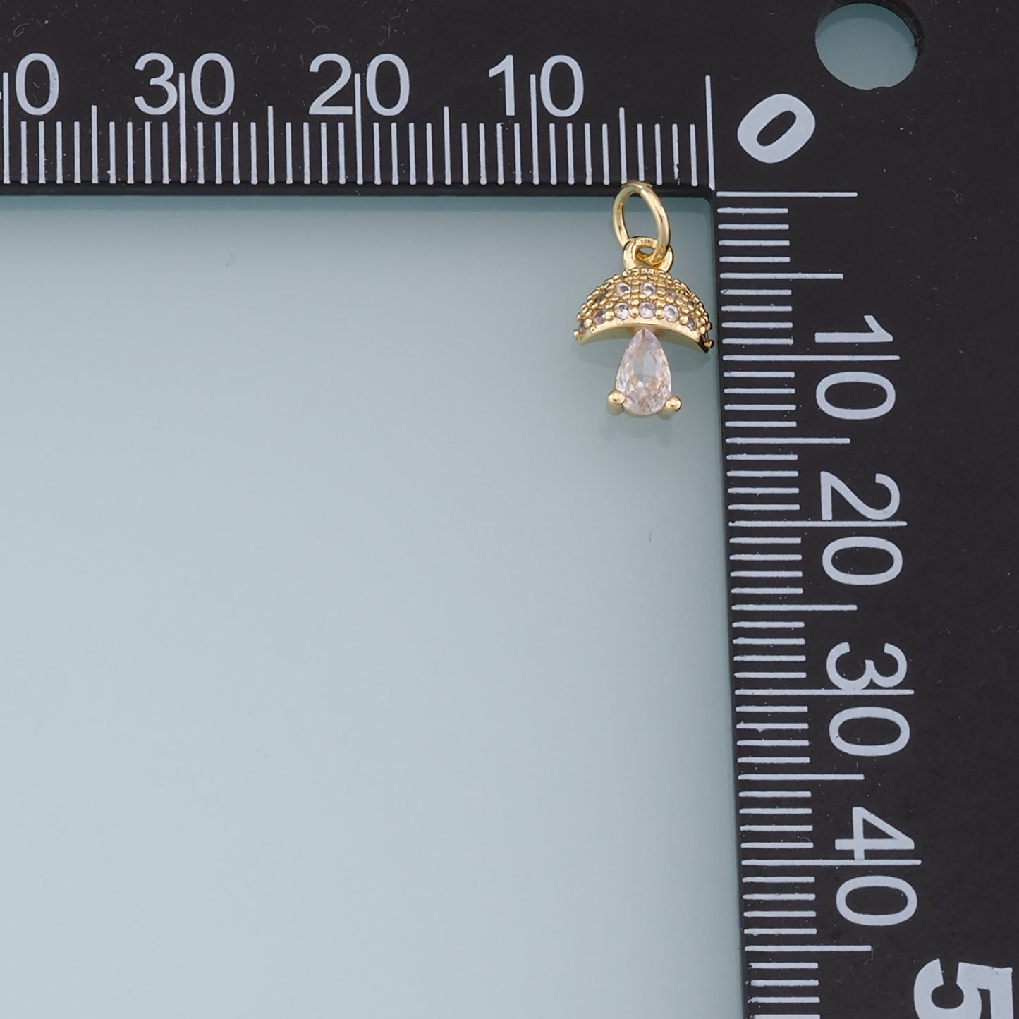 Gold mushroom Charms,18K Gold Filled mushroom Pendant,Silver mushroom Charm Bracelet Necklace for DIY Jewelry Making Supply