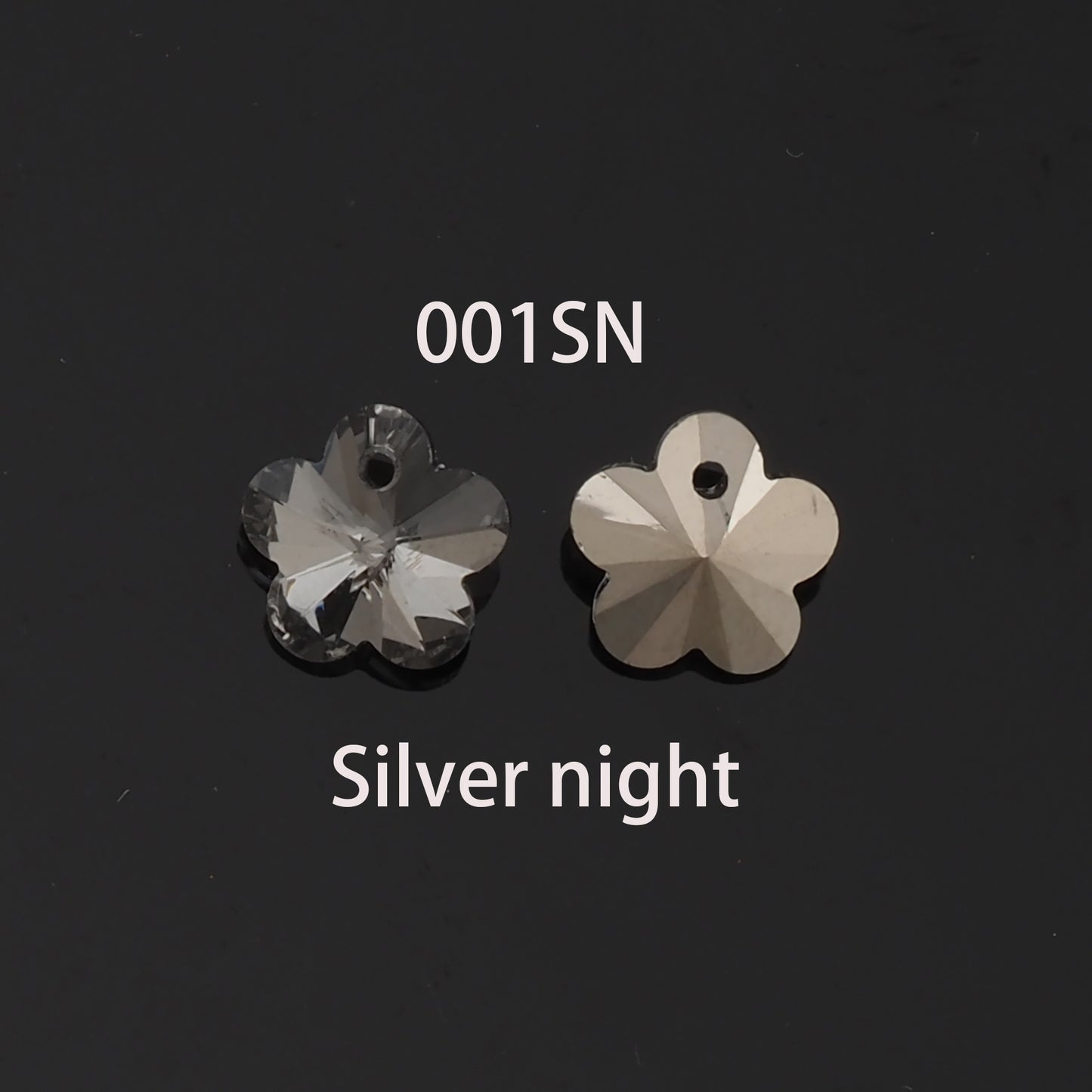 5pcs Flower Crystal Pendant Crystal AB Rhinestones for DIY Craft Jewelry Making Supply