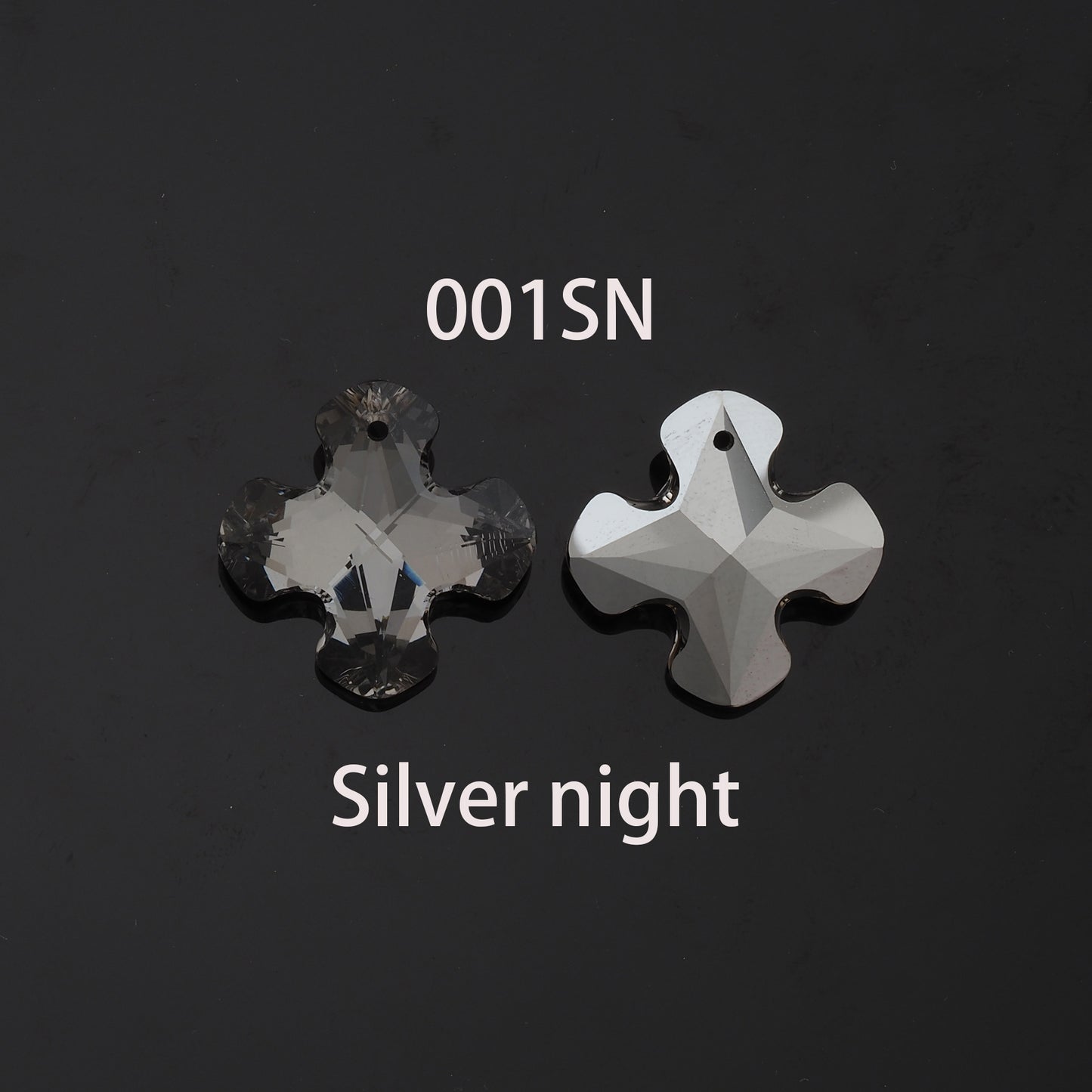 1pcs Cross Crystal Pendant Crystal AB Rhinestones for DIY Craft Jewelry Making Supply