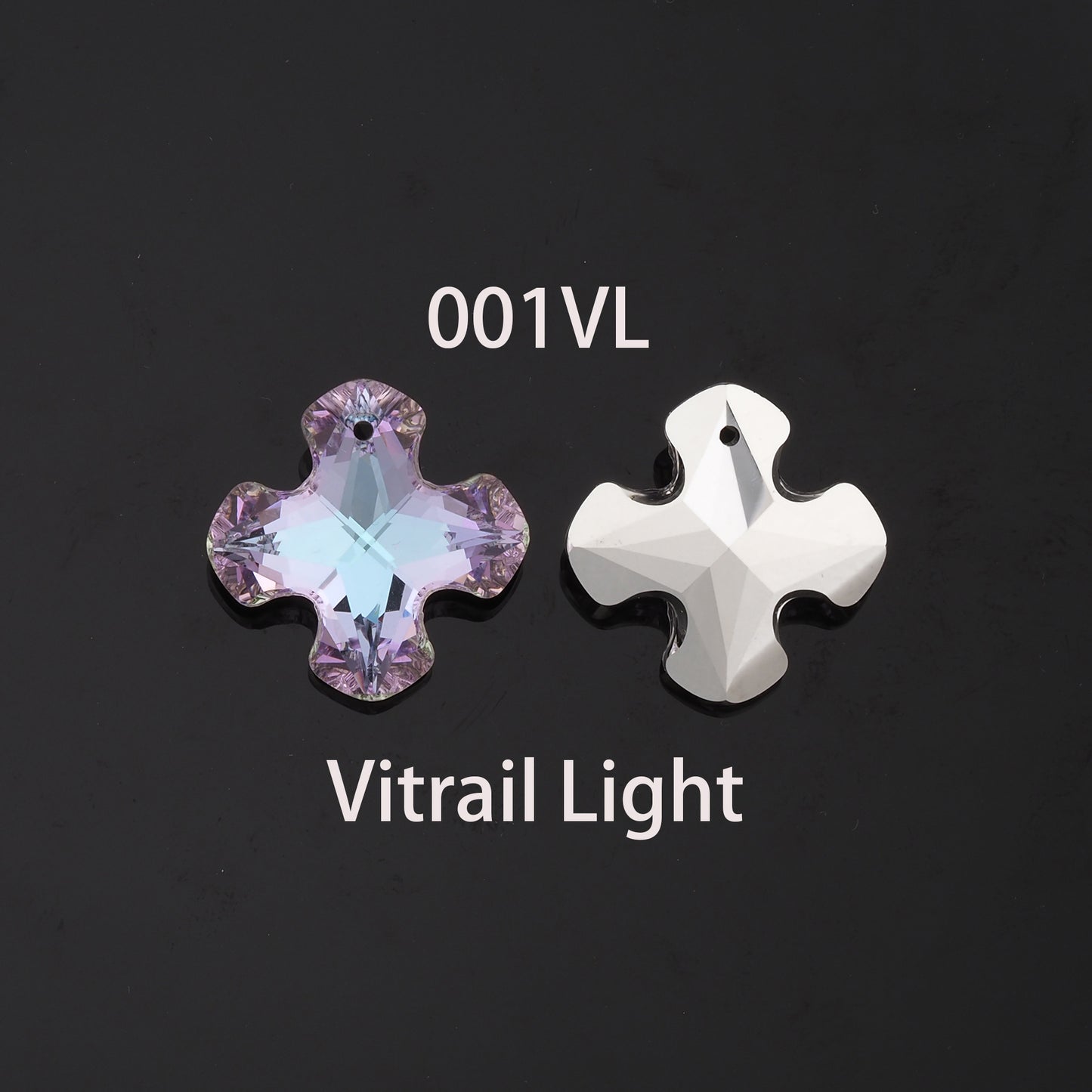 1pcs Cross Crystal Pendant Crystal AB Rhinestones for DIY Craft Jewelry Making Supply
