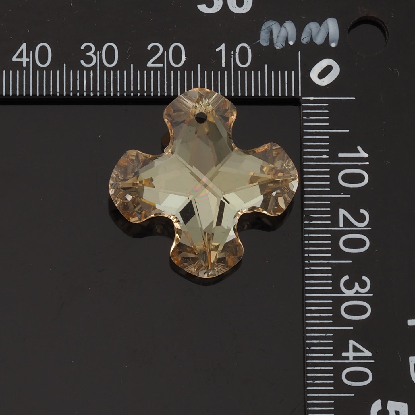 1pcs Cross Crystal Pendant Crystal AB Rhinestones for DIY Craft Jewelry Making Supply
