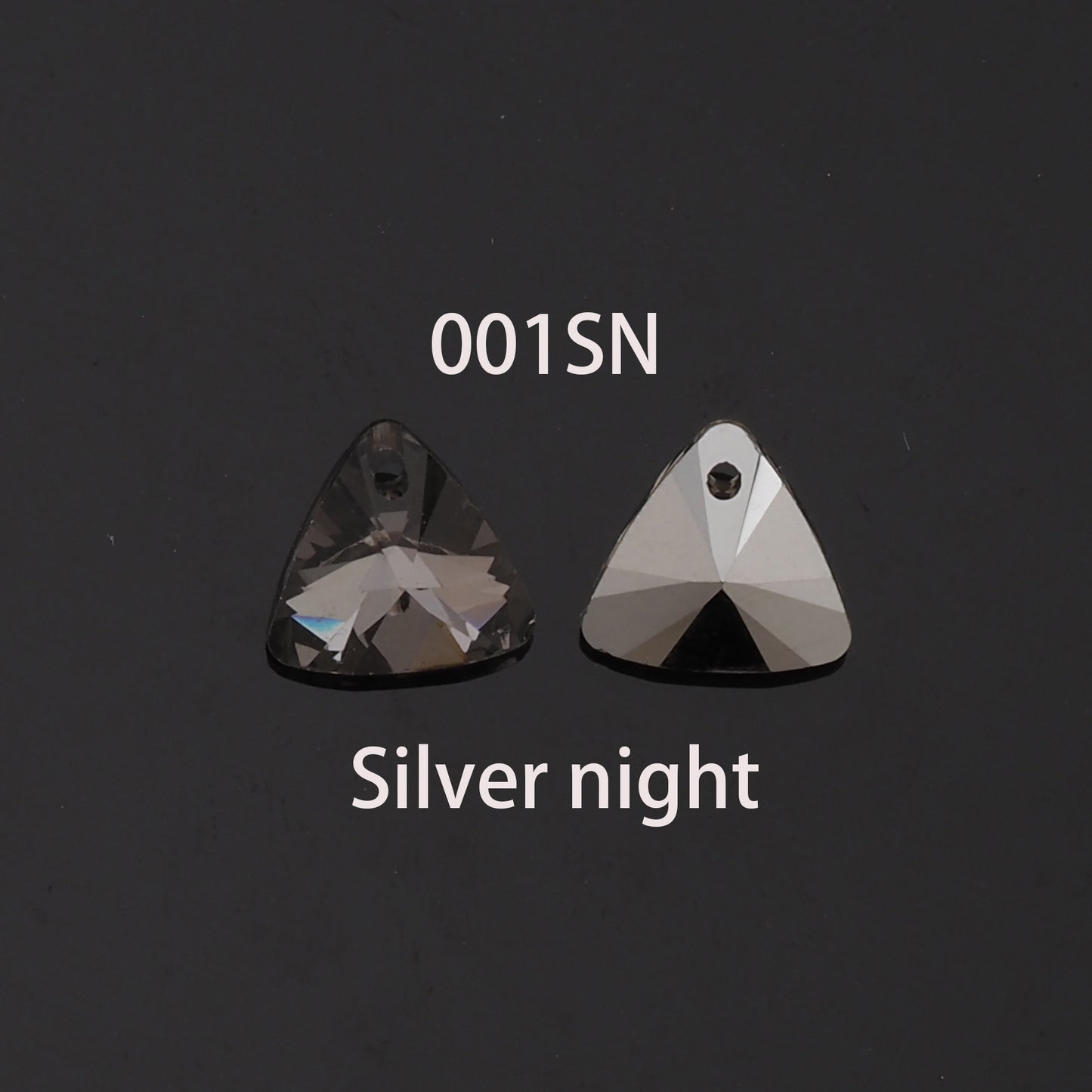 1pcs Triangle Crystal Pendant Crystal AB Rhinestones for DIY Craft Jewelry Making Supply