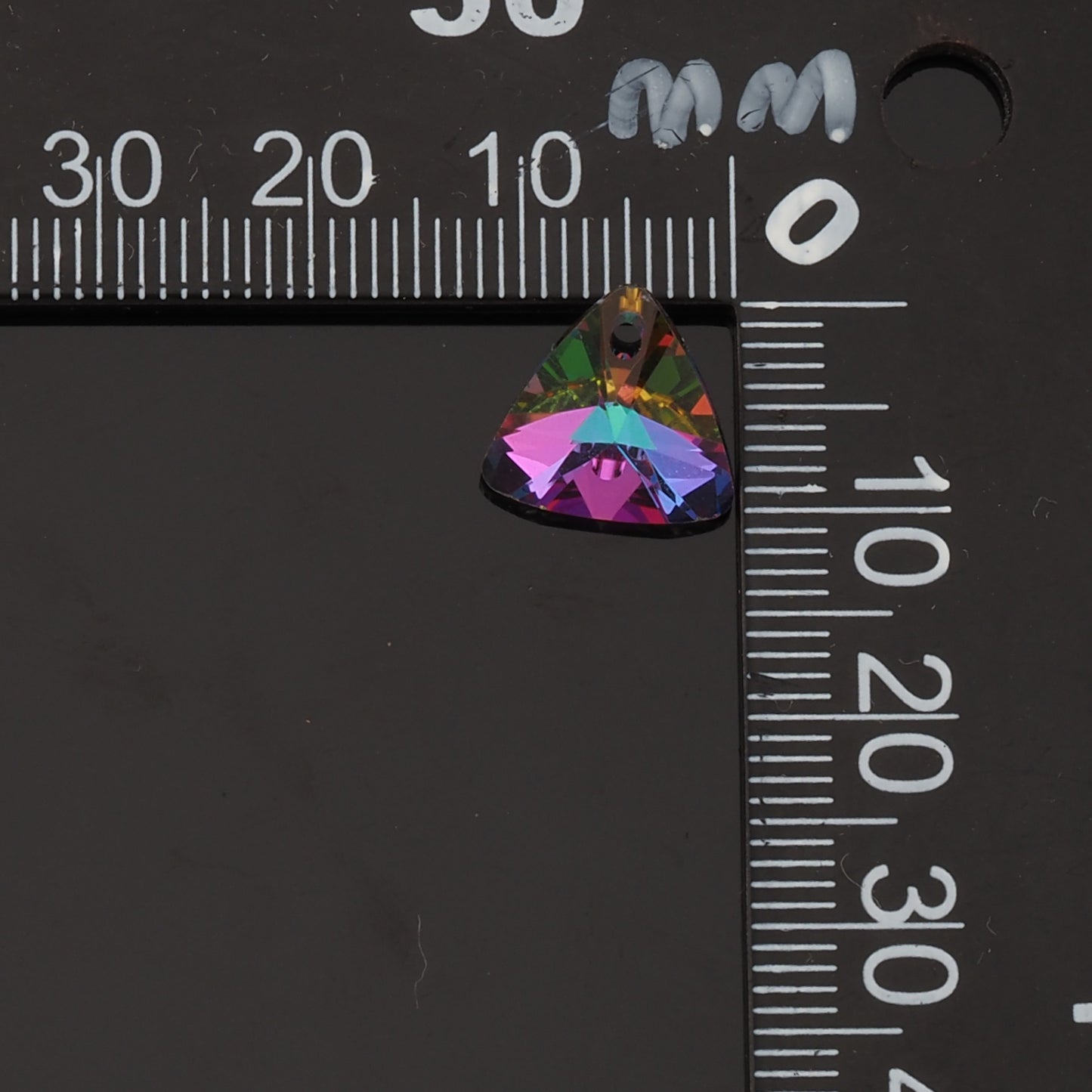 1pcs Triangle Crystal Pendant Crystal AB Rhinestones for DIY Craft Jewelry Making Supply