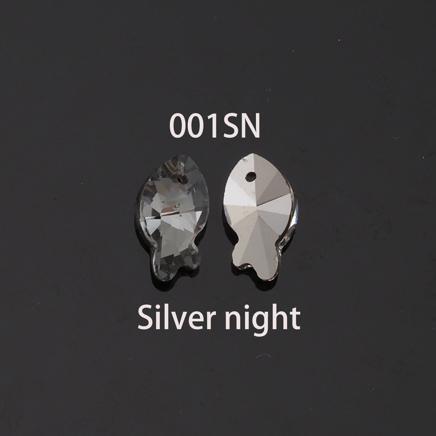 1pcs Fish Crystal Pendant Crystal AB Rhinestones for DIY Craft Jewelry Making Supply