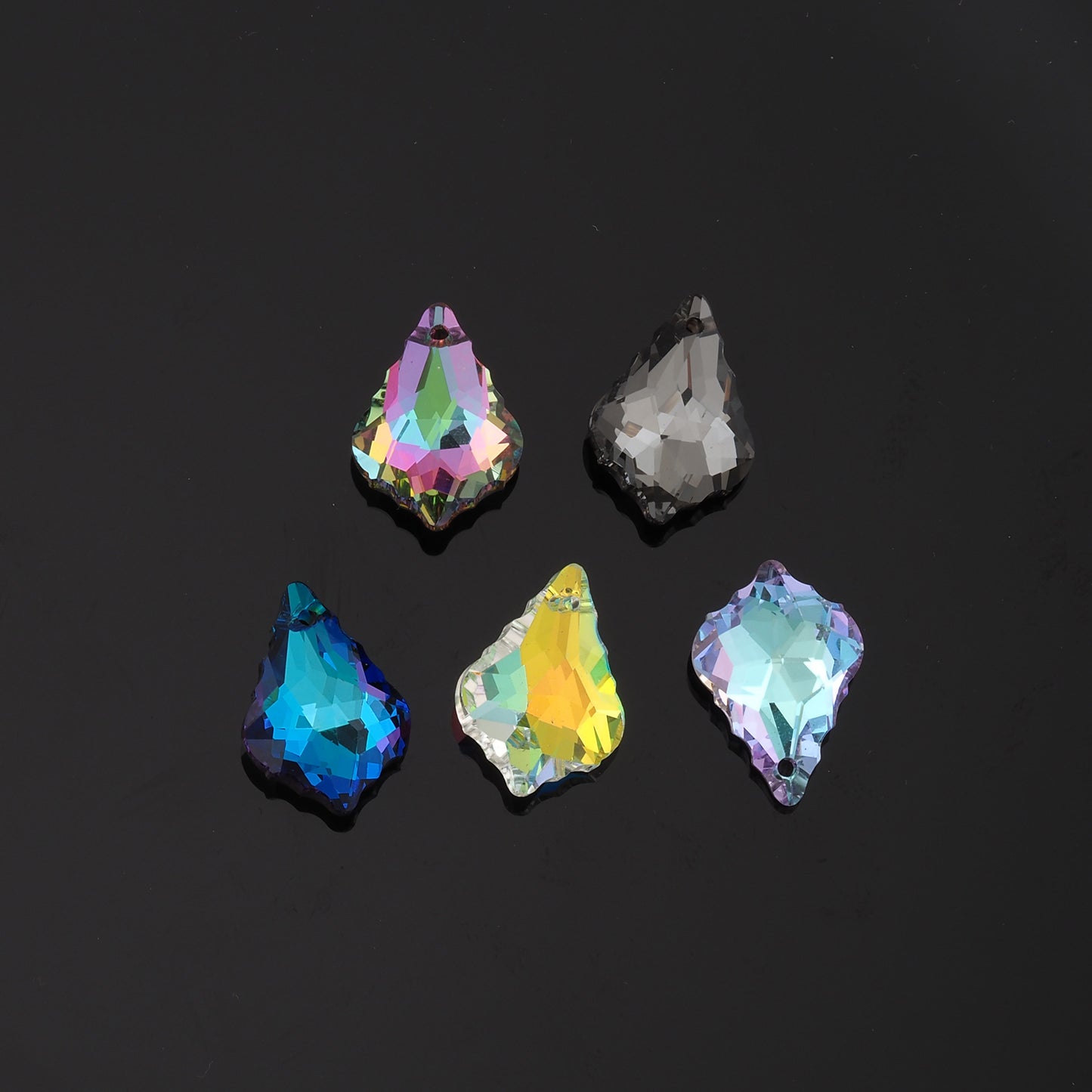 1pcs Maple Leaf Crystal Pendant Crystal AB Rhinestones for DIY Craft Jewelry Making Supply