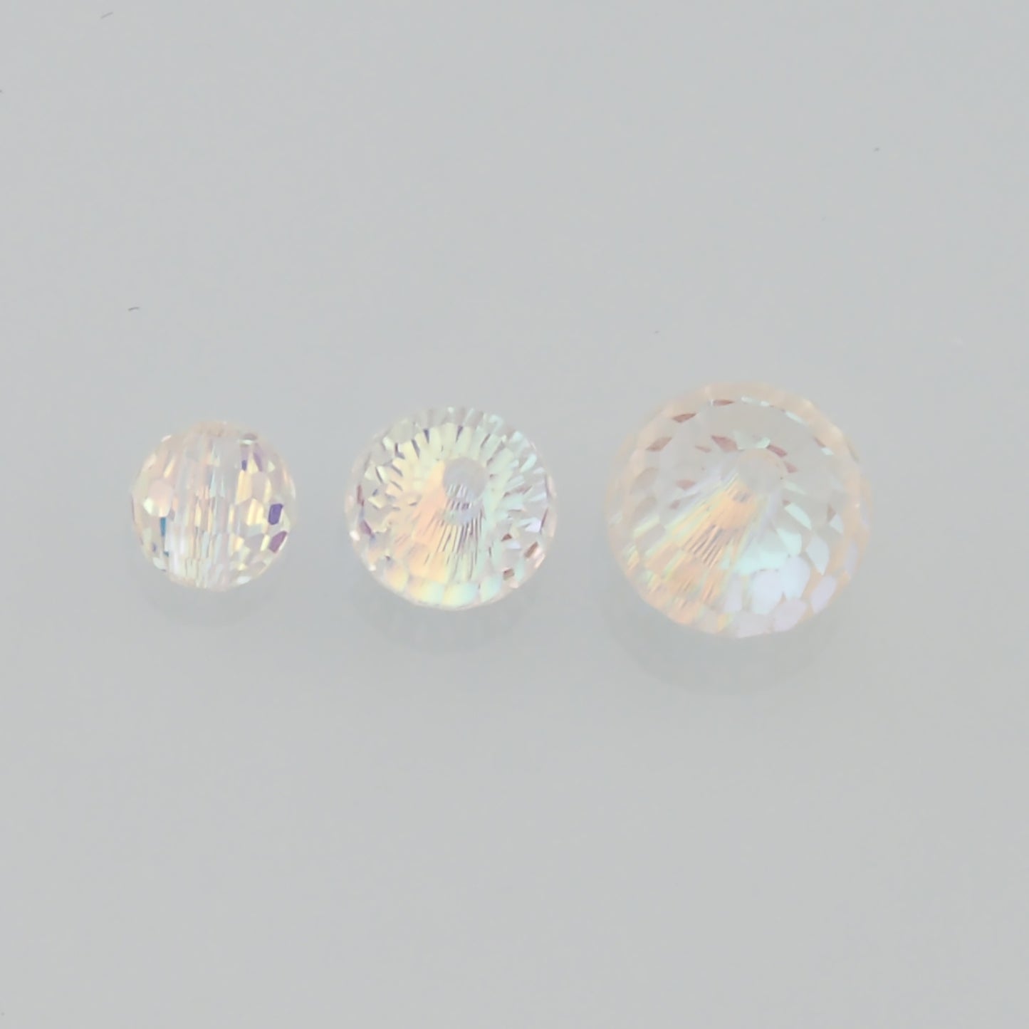 5pcs Ball Crystal Spacer Bead Crystal AB Rhinestones for DIY Craft Jewelry Making Supply