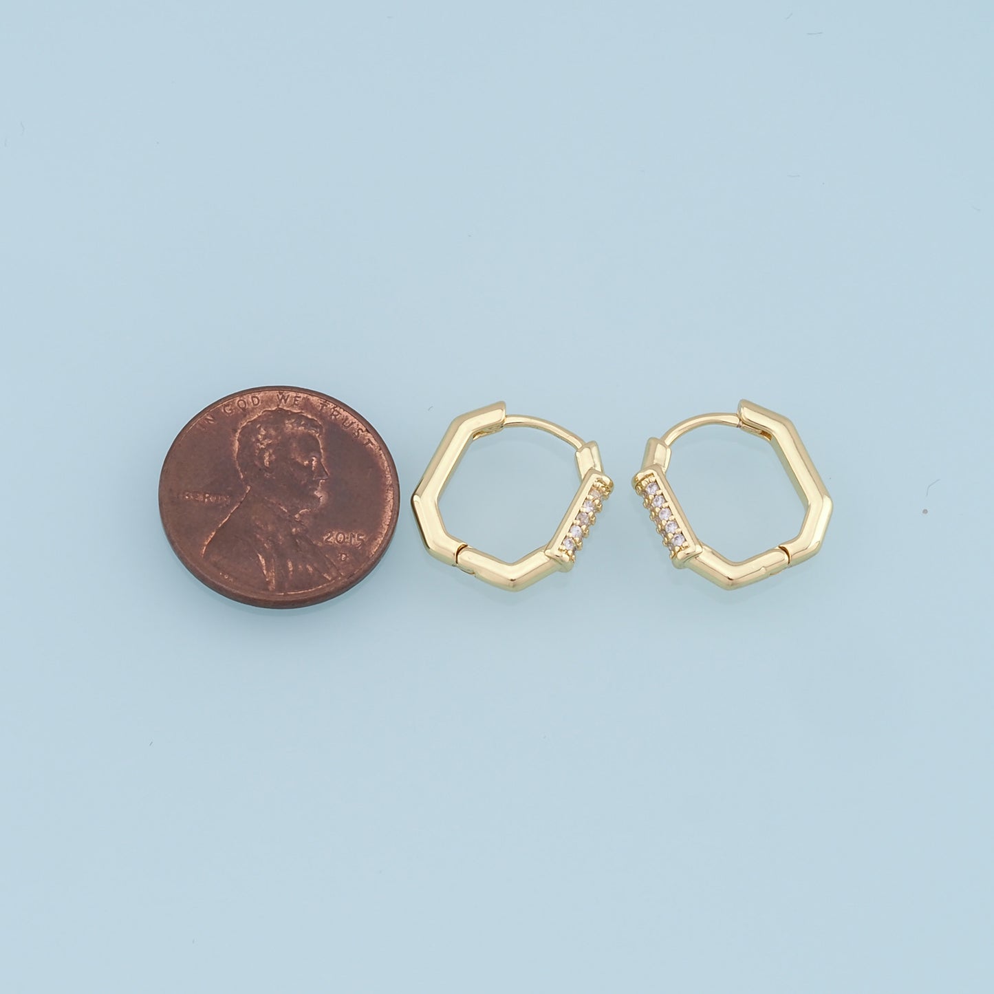 1pair 18K Gold Filled square Hoops Earrings,Gold Rectangle Earrings,Dainty Hoops Huggie,Gold Huggies Hoop Earrings