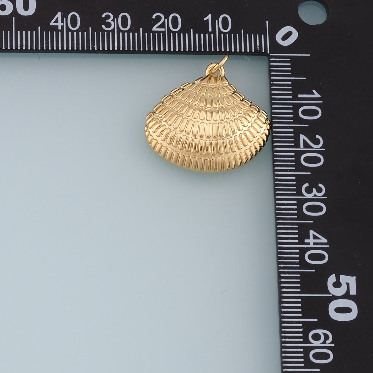 Gold Shell Charms,18K Gold Filled Conch Shell Pendant,Conch Shell Charm Bracelet Necklace for DIY Jewelry Making Supply
