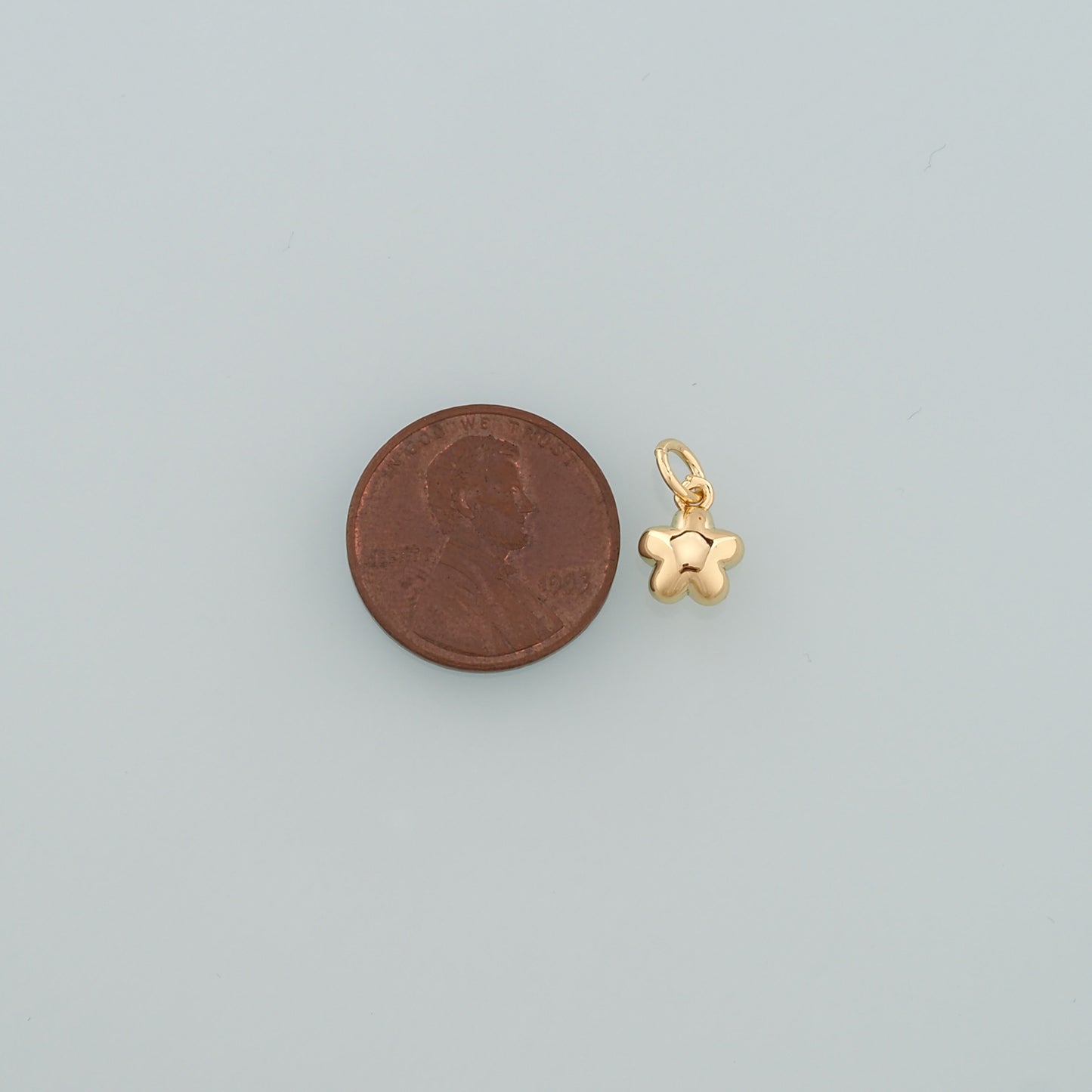 18K Gold Filled Star Pendant,Dainty Celestial Charm Bracelet Necklace for DIY Jewelry Making Supply