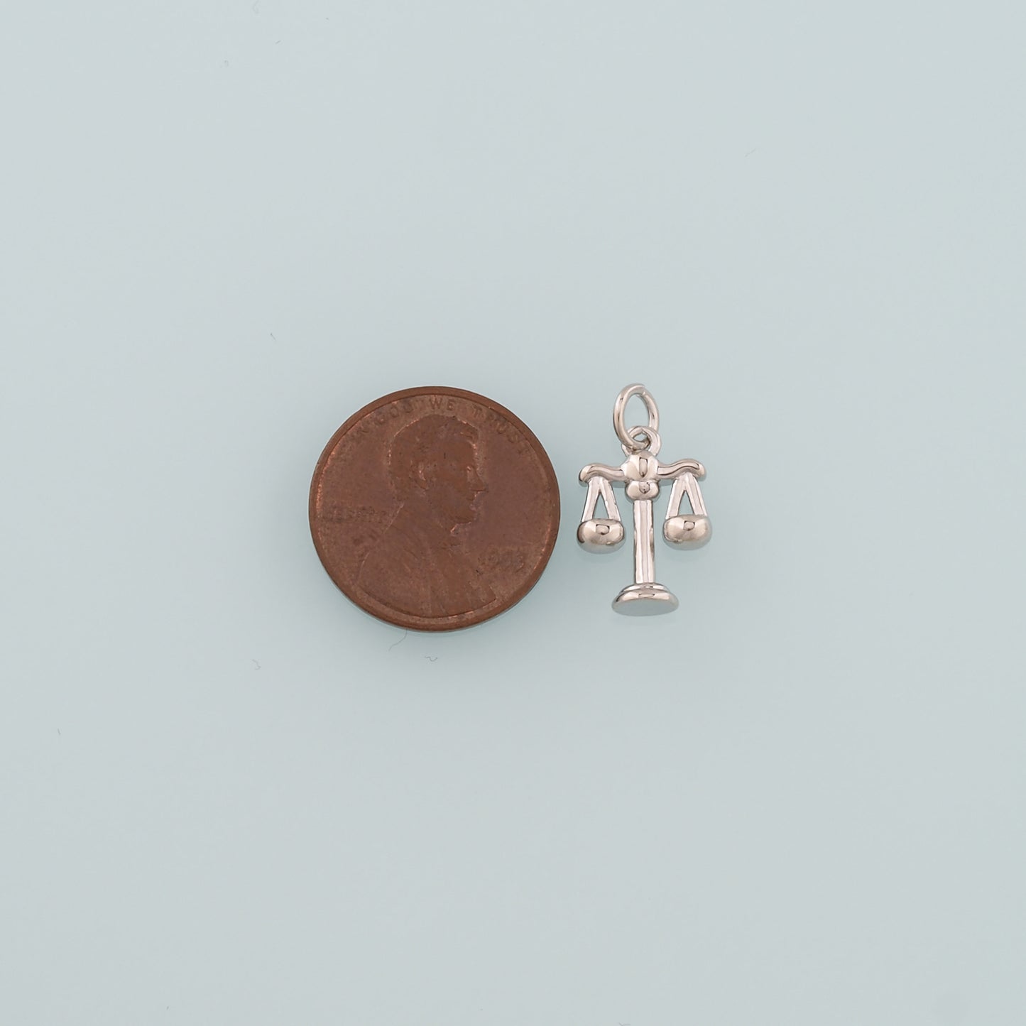 Gold Justice Charms,18K Gold Filled Balance Pendant,Balance Scale Charm Bracelet Necklace for DIY Jewelry Making Supply