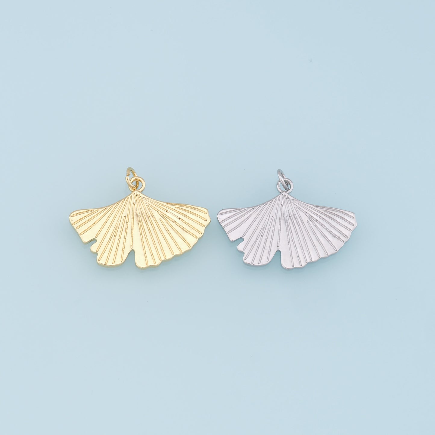 Gold Leaf Charms,18K Gold Filled Leaf Pendant,Silver Leaf Charm Bracelet Necklace for DIY Jewelry Making Supply