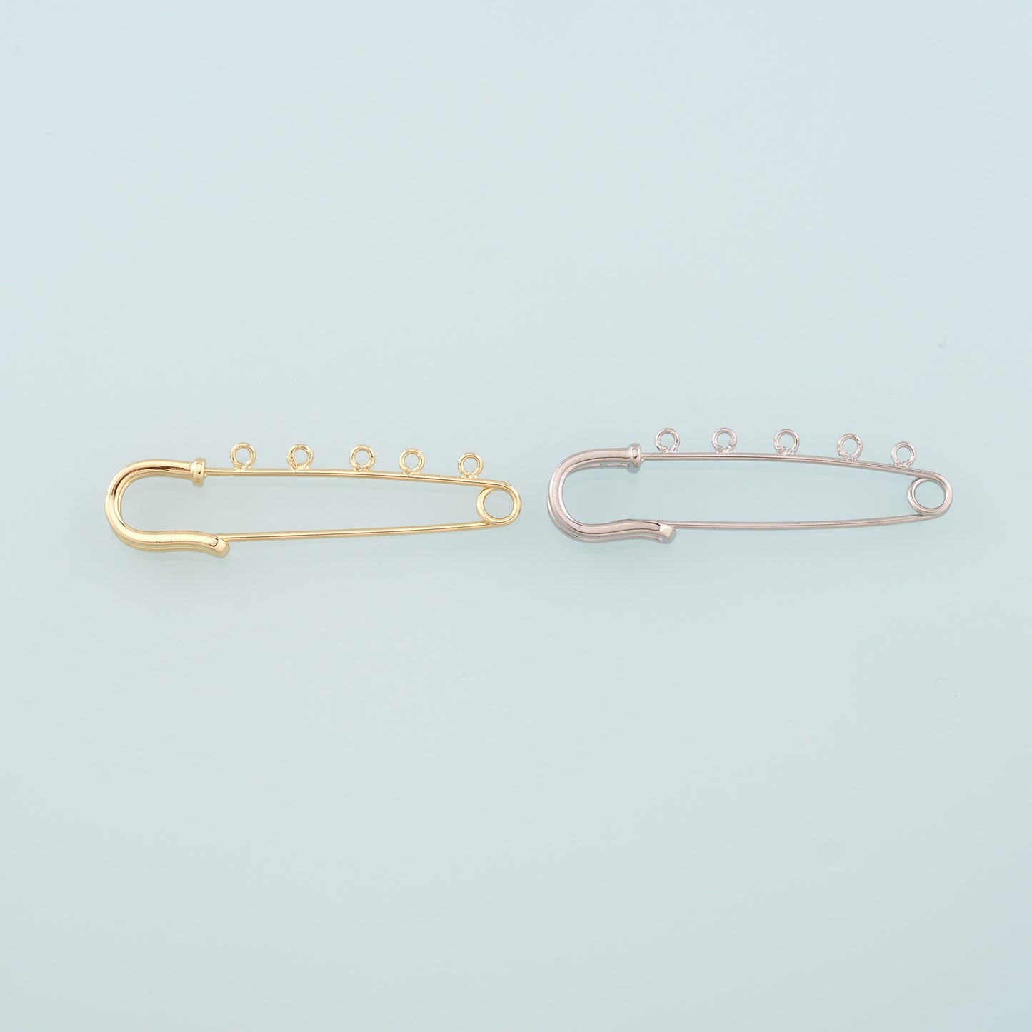 Gold Connector Charm,18K Gold Filled Paper Clip Pendant,Dainty Paper Clip Charm Bracelet Necklace for DIY Jewelry Making Supply