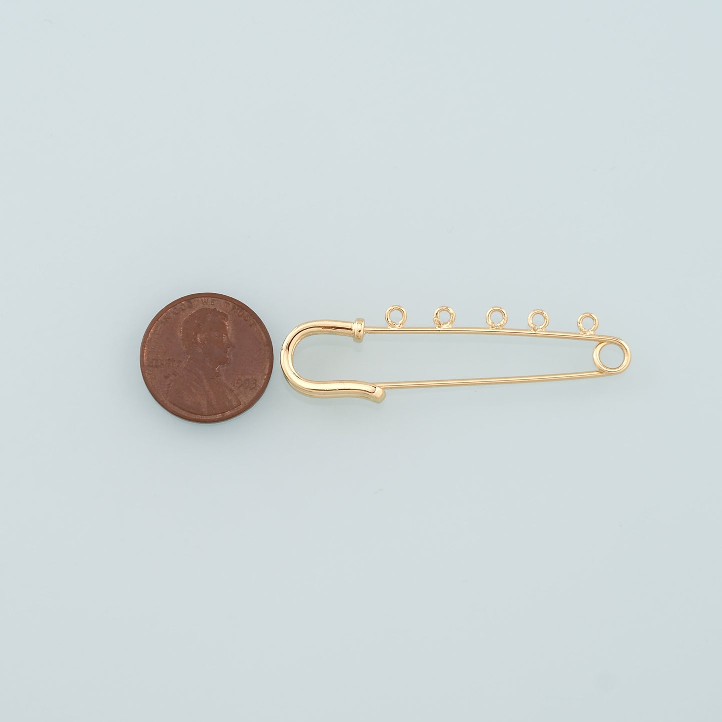 Gold Connector Charm,18K Gold Filled Paper Clip Pendant,Dainty Paper Clip Charm Bracelet Necklace for DIY Jewelry Making Supply
