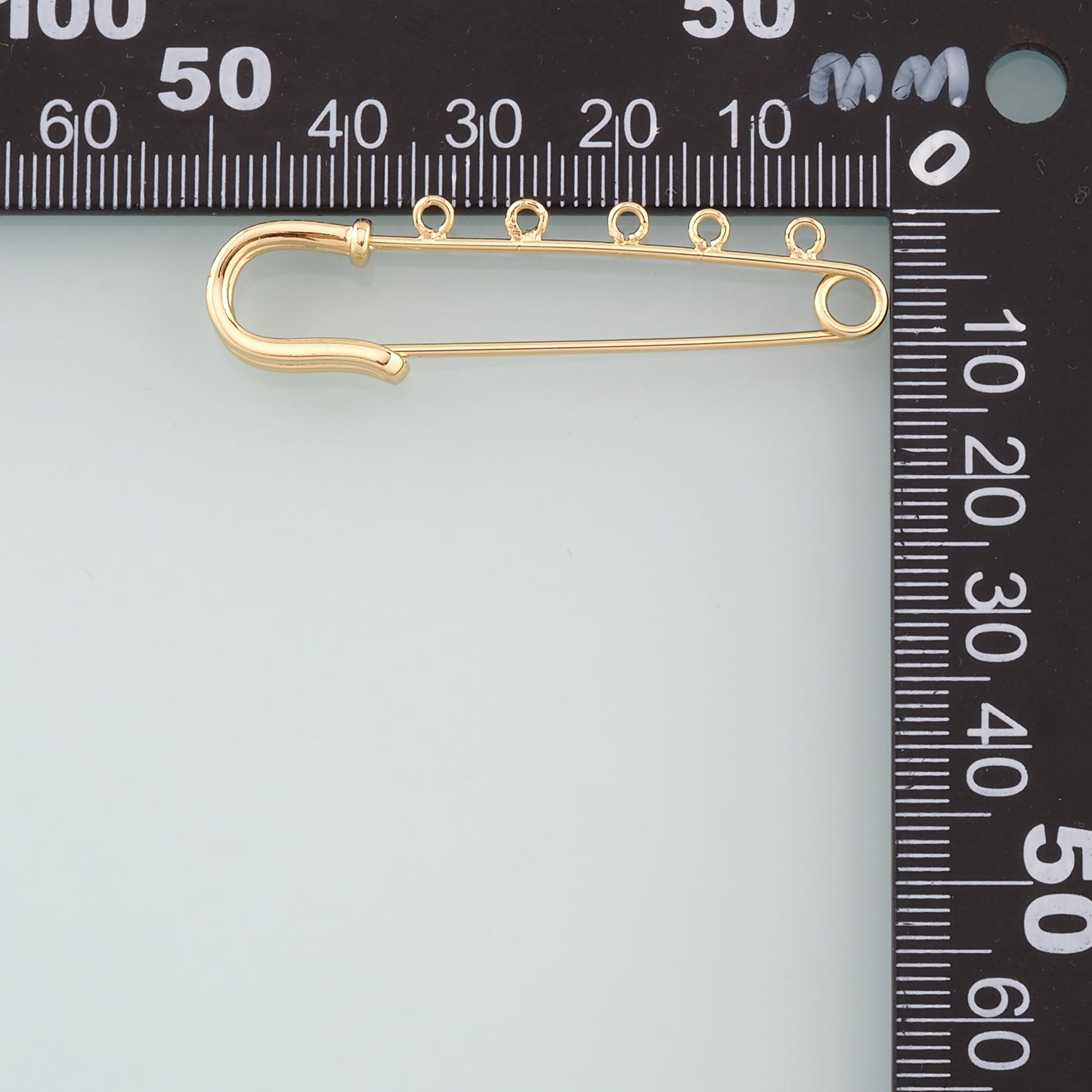 Gold Connector Charm,18K Gold Filled Paper Clip Pendant,Dainty Paper Clip Charm Bracelet Necklace for DIY Jewelry Making Supply