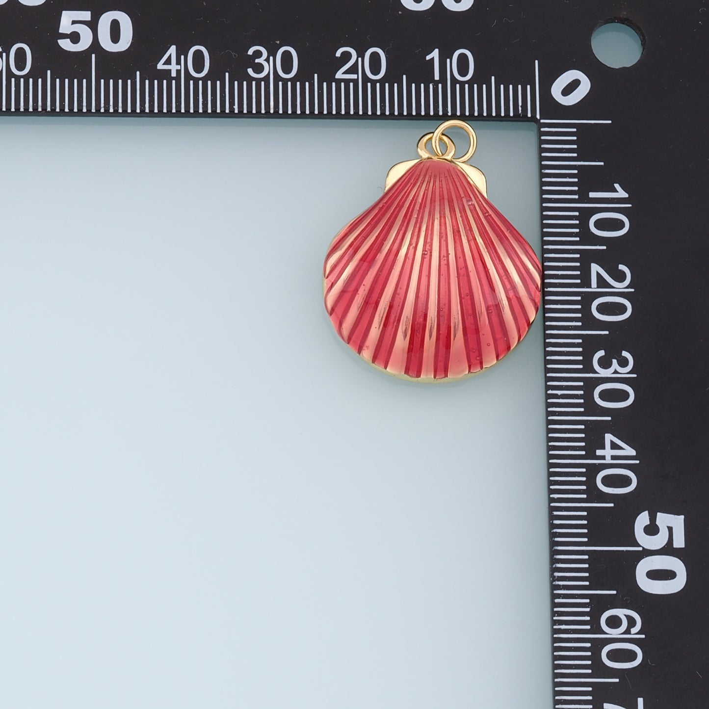 Gold Shell Charms,18K Gold Filled Conch Shell Pendant,Conch Shell Charm Bracelet Necklace for DIY Jewelry Making Supply