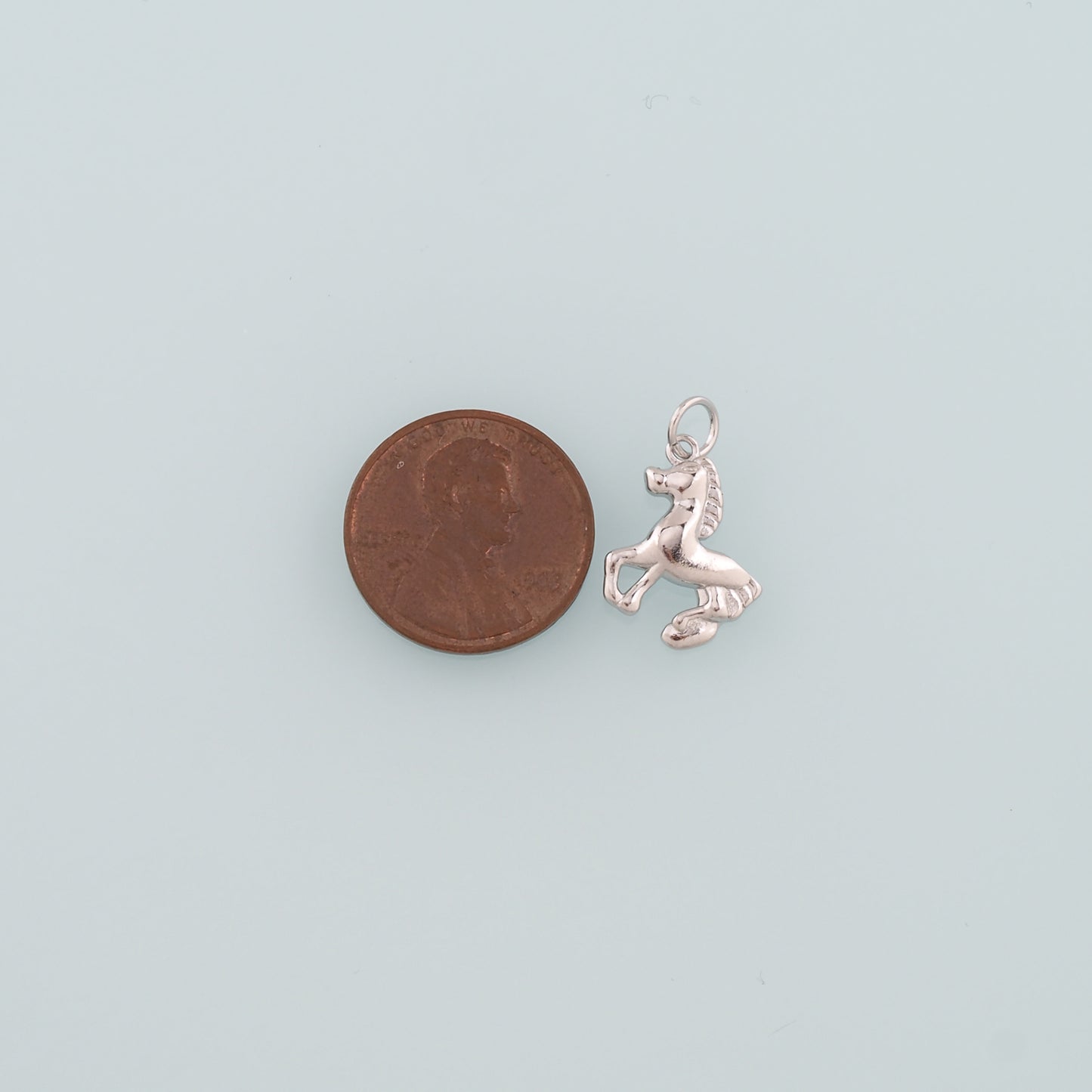Gold Horse Charms,18K Gold Filled Horse Pendant,Animal Charm Bracelet Necklace for DIY Jewelry Making Supply