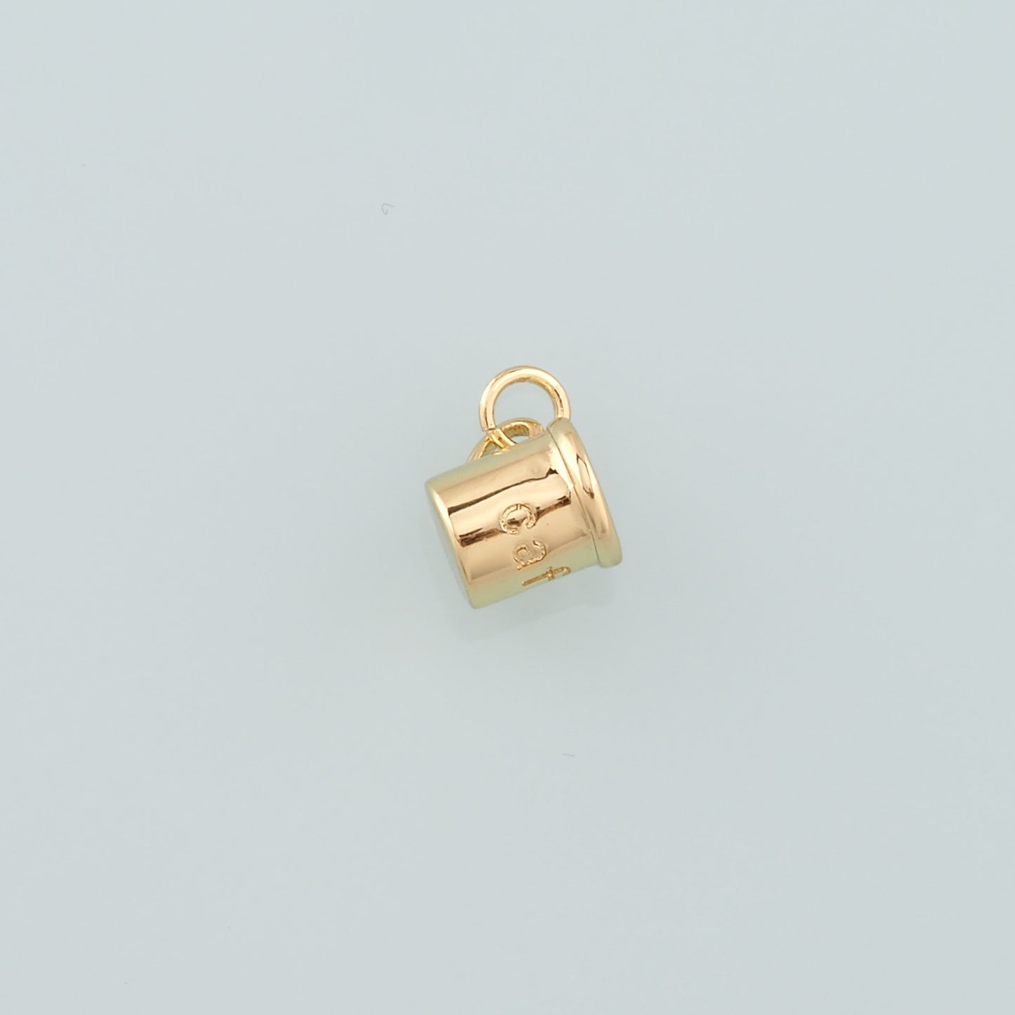 Gold Cup Charms,18K Gold Filled Coffee Cup Pendant,Cup Charm Bracelet Necklace for DIY Jewelry Making Supply