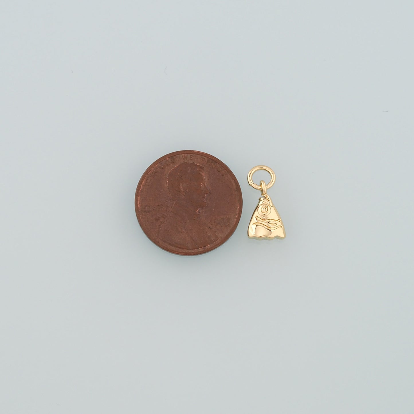Gold Fish Charms,18K Gold Filled Fish Head Pendant,Dainty Fish Charm Bracelet Necklace for DIY Jewelry Making Supply