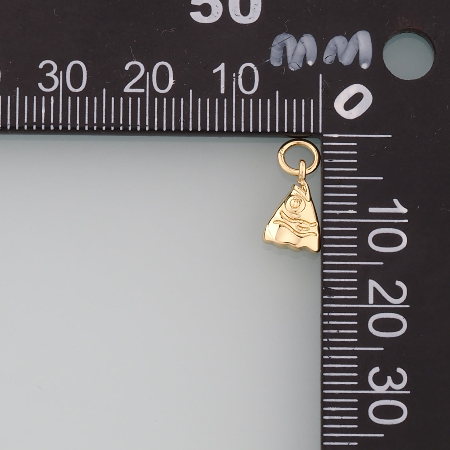 Gold Fish Charms,18K Gold Filled Fish Head Pendant,Dainty Fish Charm Bracelet Necklace for DIY Jewelry Making Supply