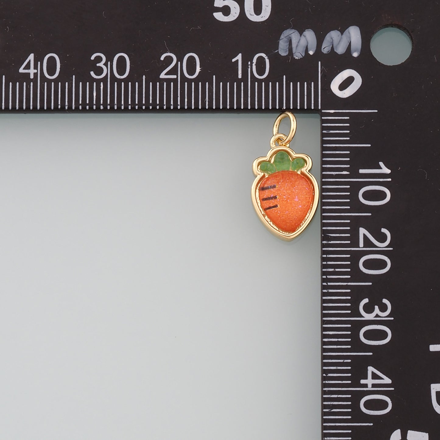 Gold Watermelon Grapes Charms,18K Gold Filled Fruit Pendant,Enamel Fruit Charm Bracelet Necklace for DIY Jewelry Making Supply