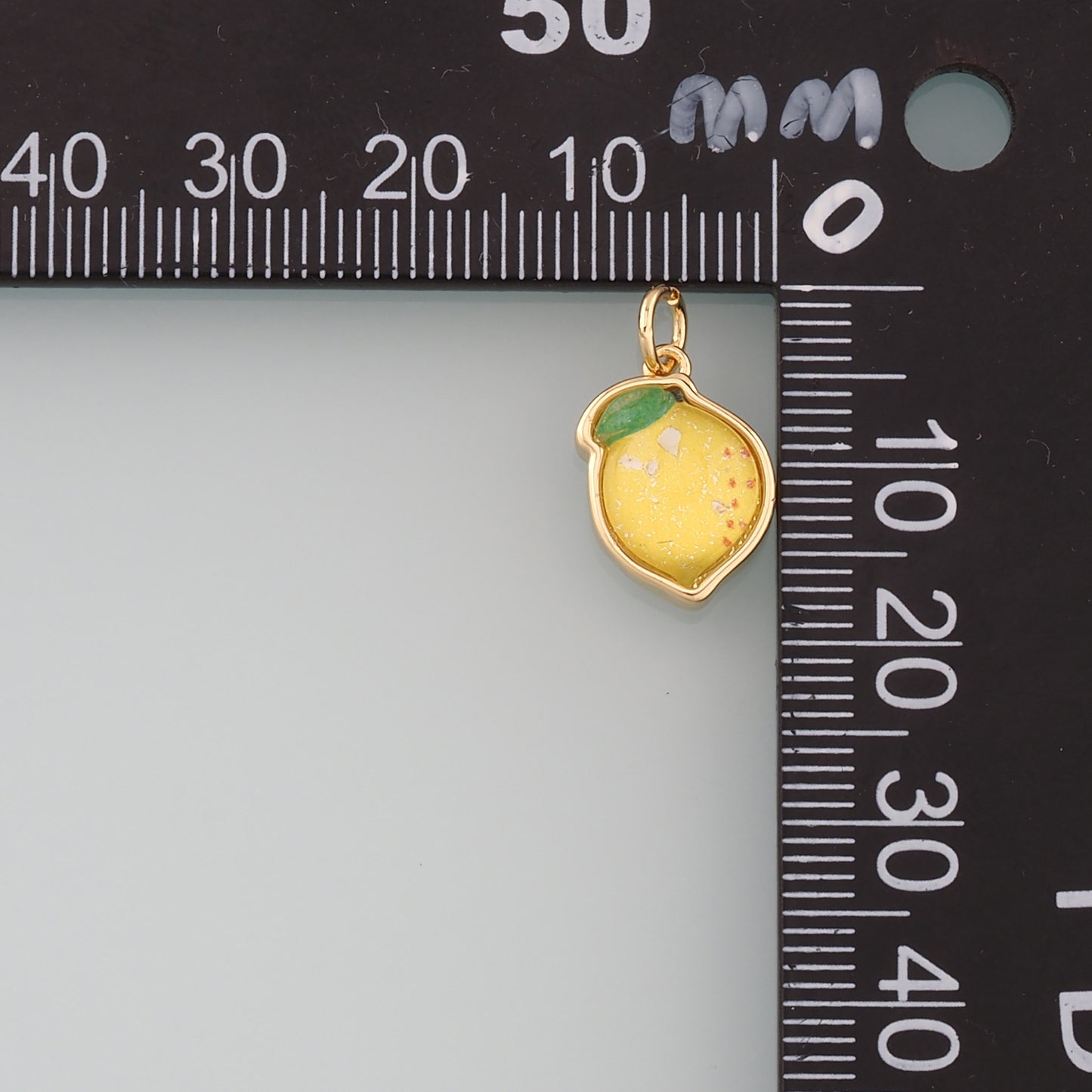 Gold Watermelon Grapes Charms,18K Gold Filled Fruit Pendant,Enamel Fruit Charm Bracelet Necklace for DIY Jewelry Making Supply