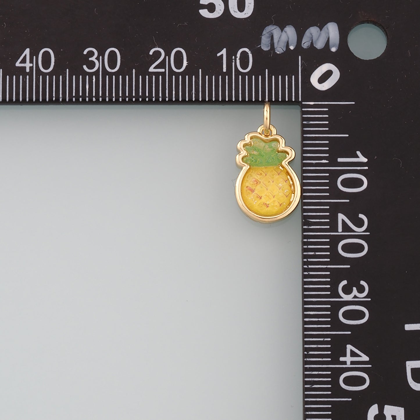 Gold Watermelon Grapes Charms,18K Gold Filled Fruit Pendant,Enamel Fruit Charm Bracelet Necklace for DIY Jewelry Making Supply