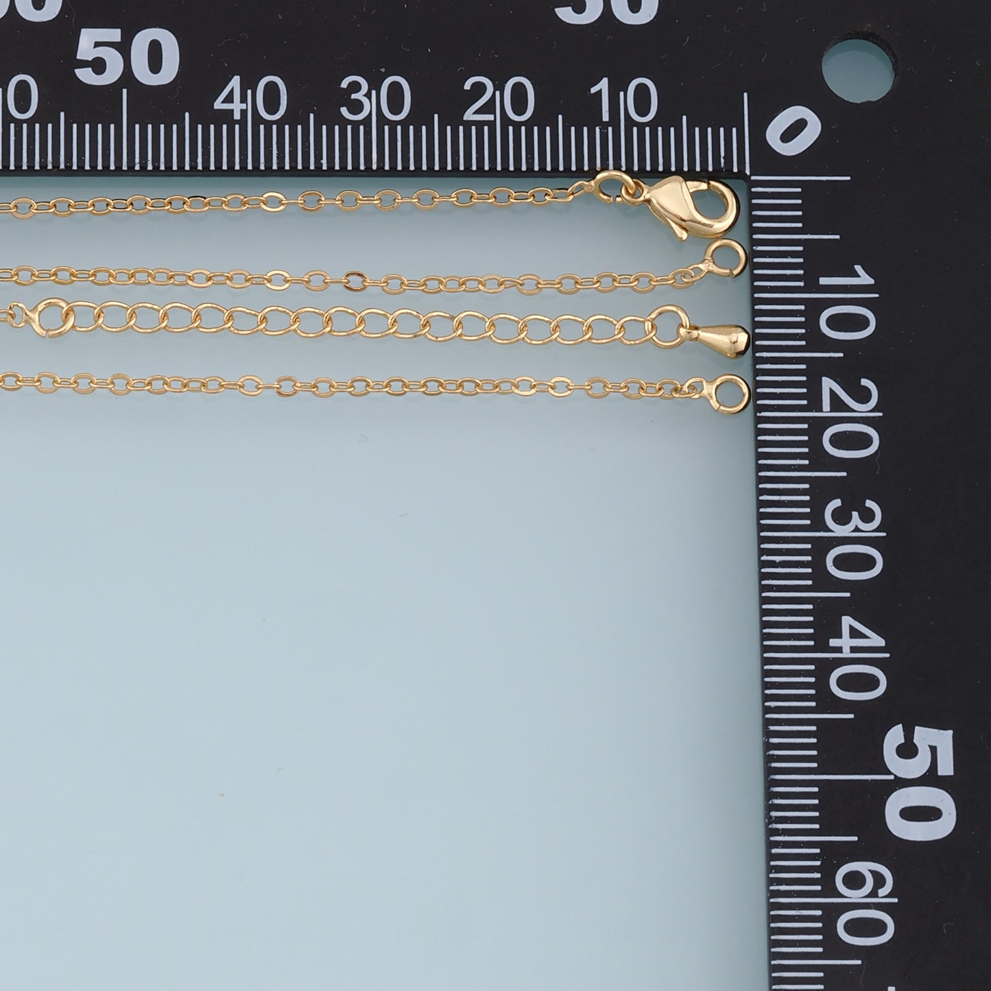 Gold Oval Chain,18K Gold Filled Oval for Necklace Bracelet DIY Jewelry Making Supply