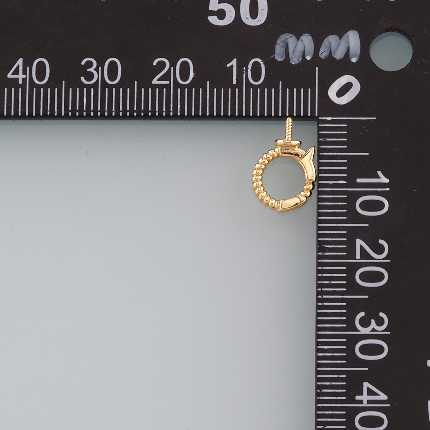 18K Gold Filled Round Carabiner Clasp,Carabiner Lock Connector,Spring Push Gate for DIY Jewelry Clasp Finding Necklace Bracelet