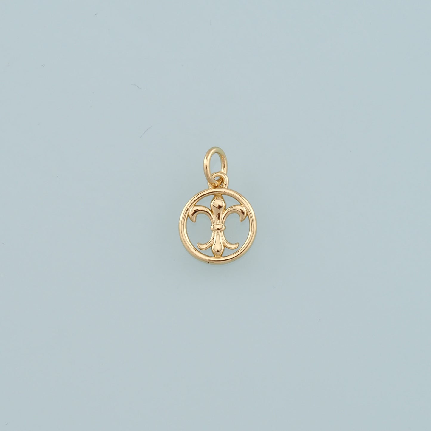 18K Gold Filled Geometry Pendant,Geometry Charm Bracelet Necklace for DIY Jewelry Making Supply