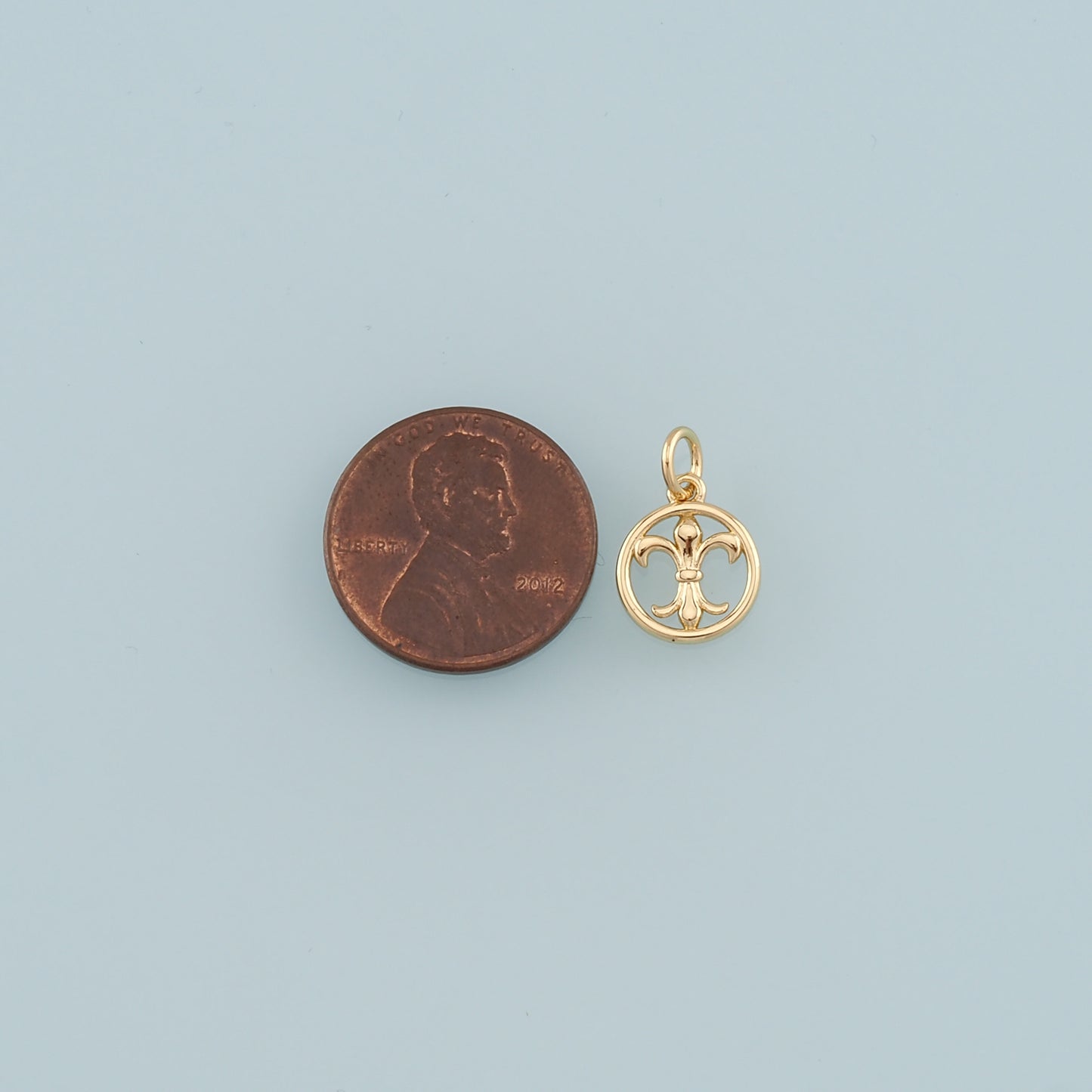18K Gold Filled Geometry Pendant,Geometry Charm Bracelet Necklace for DIY Jewelry Making Supply