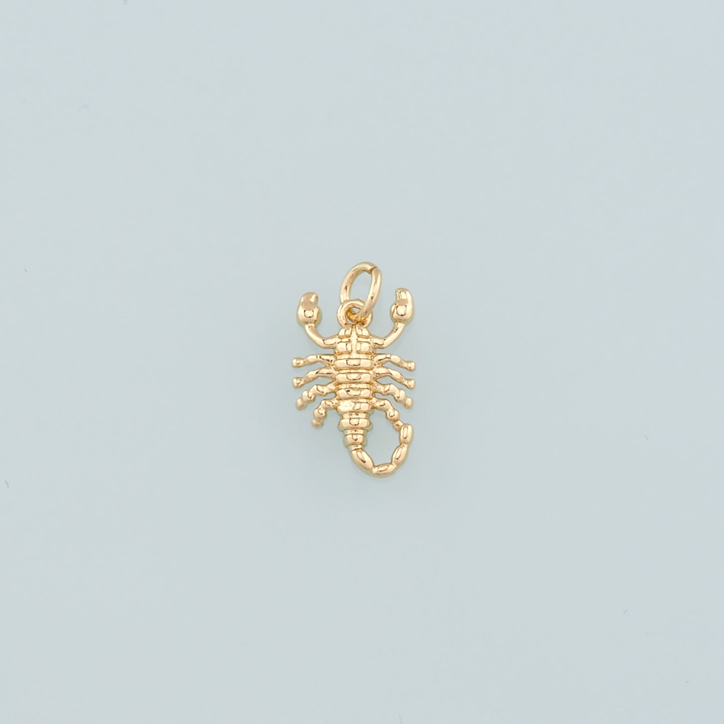 18K Gold Filled Scorpion Pendant,Dainty Scorpion Charm Bracelet Necklace for DIY Jewelry Making Supply