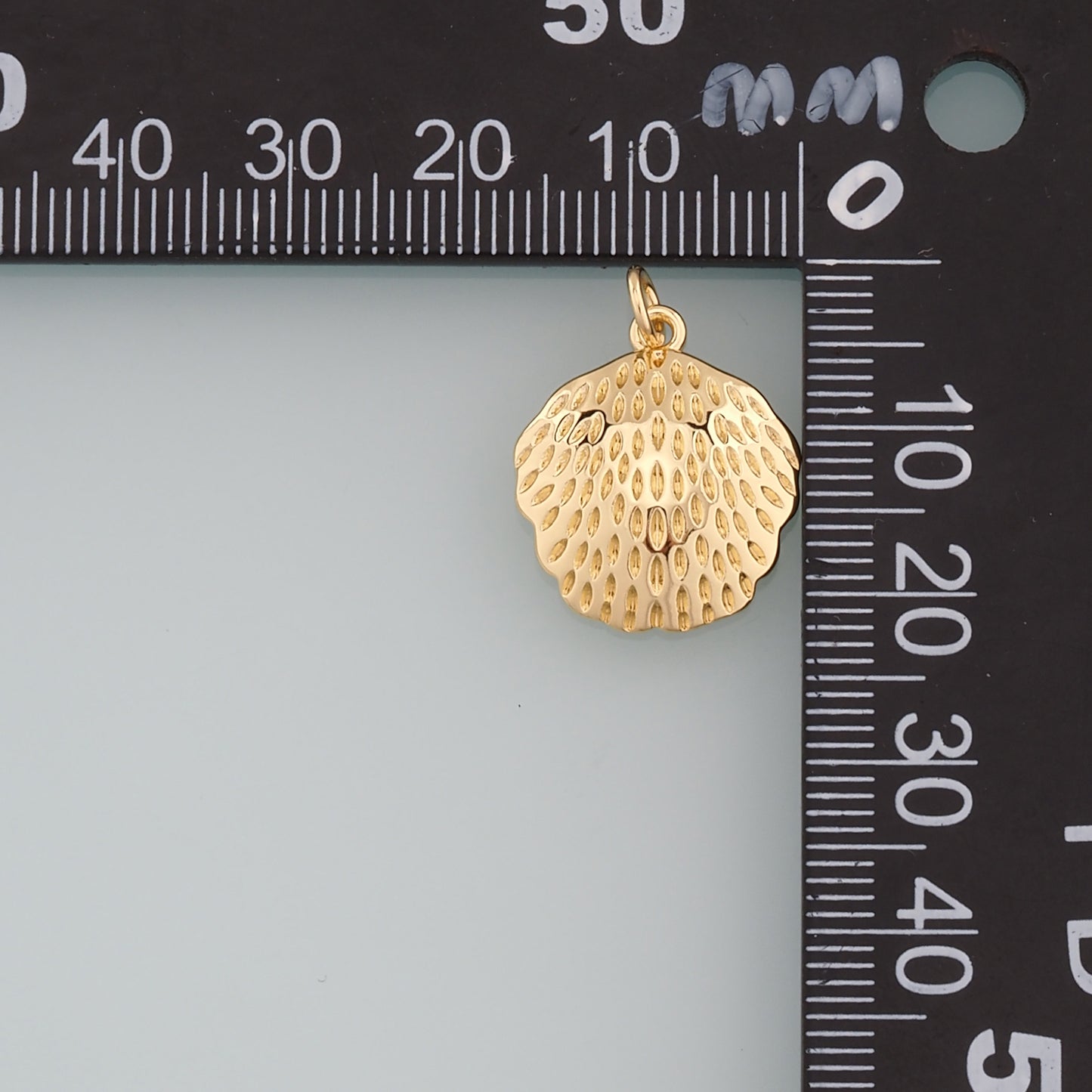 Gold Conch Charms,18K Gold Filled Conch Pendant,Conch Shell Charm Bracelet Necklace for DIY Jewelry Making Supply