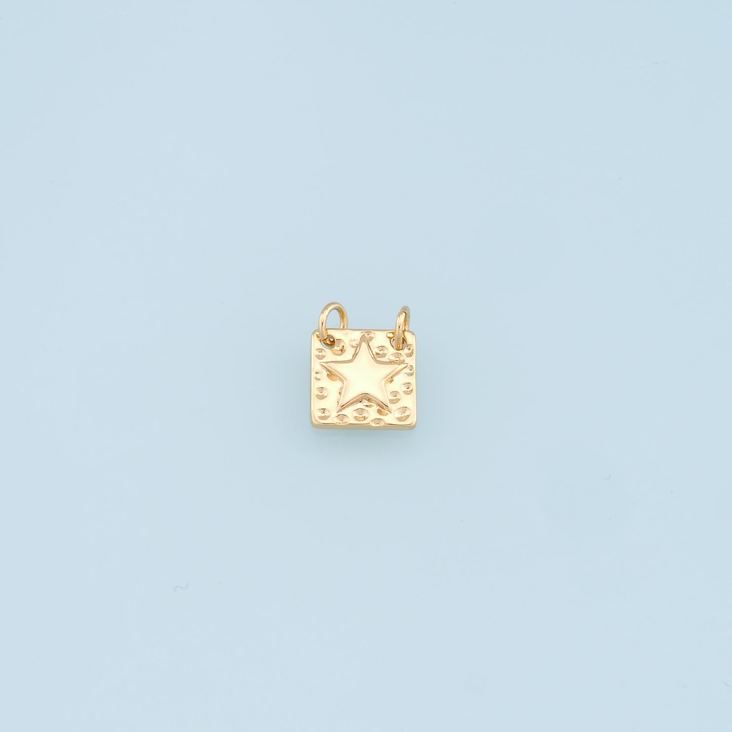 Gold Star Charms,18K Gold Filled Star Pendant,Star Charm Bracelet Necklace for DIY Jewelry Making Supply