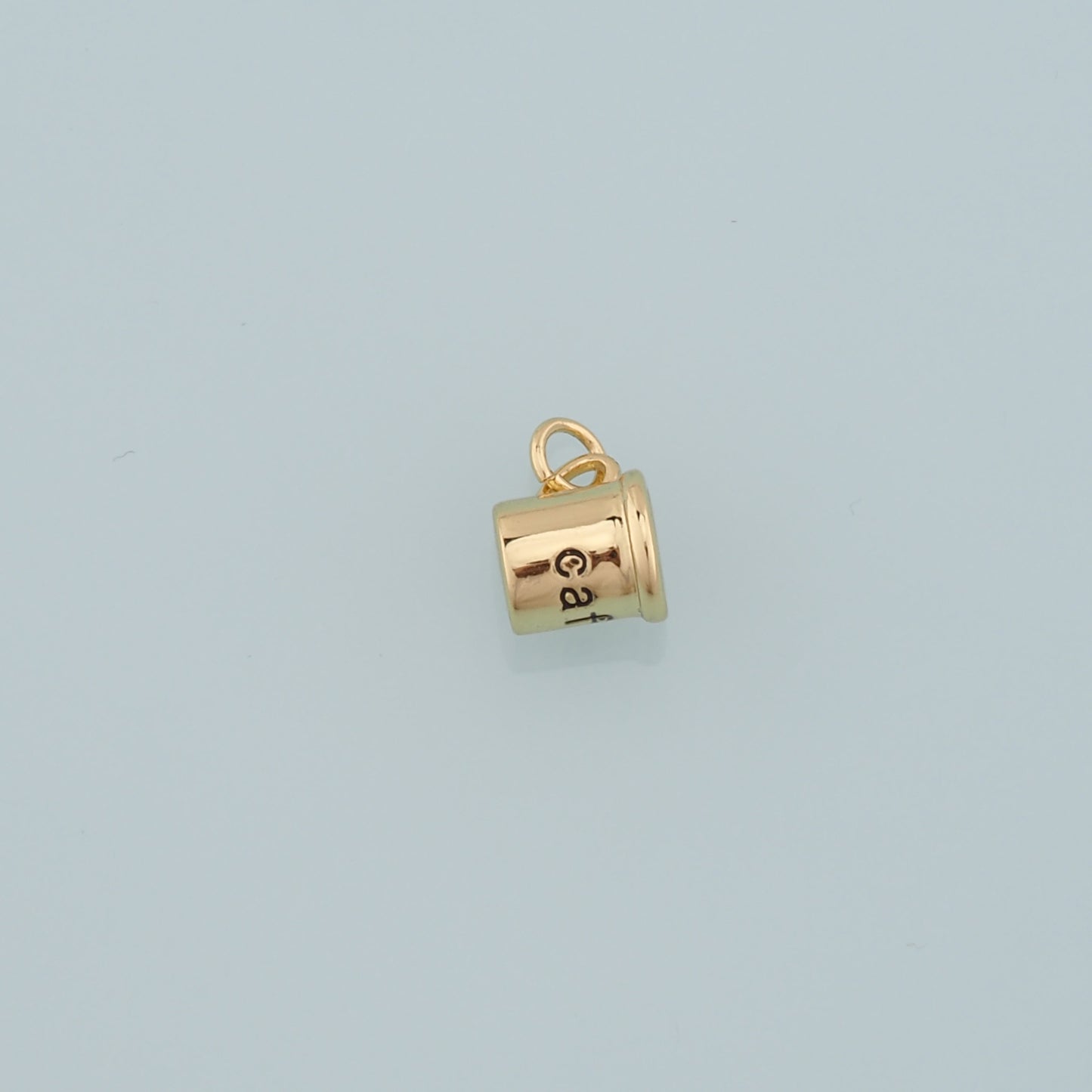 Gold Cup Charms,18K Gold Filled Coffee Cup Pendant,Cup Charm Bracelet Necklace for DIY Jewelry Making Supply