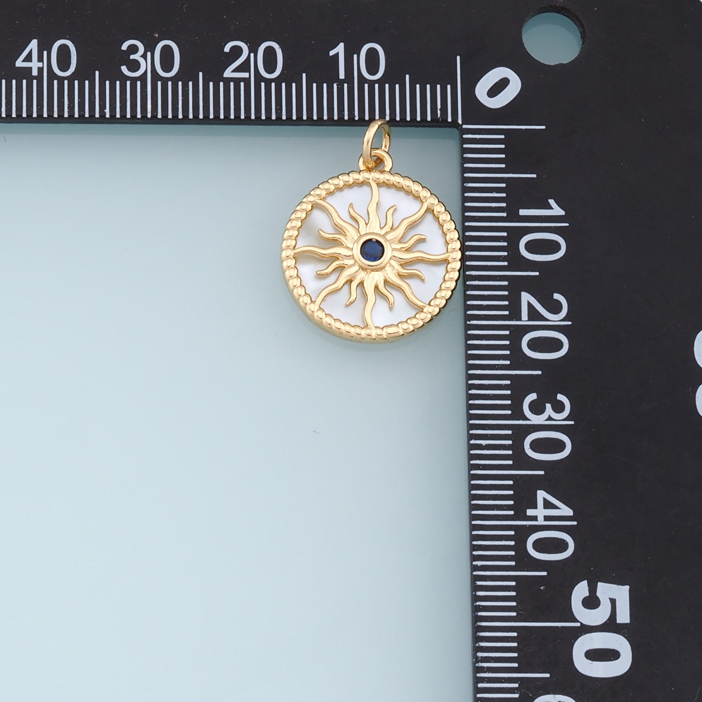 Gold Sun Charms,18K Gold Filled Sun Pendant,Sun Charm Bracelet Necklace for DIY Jewelry Making Supply