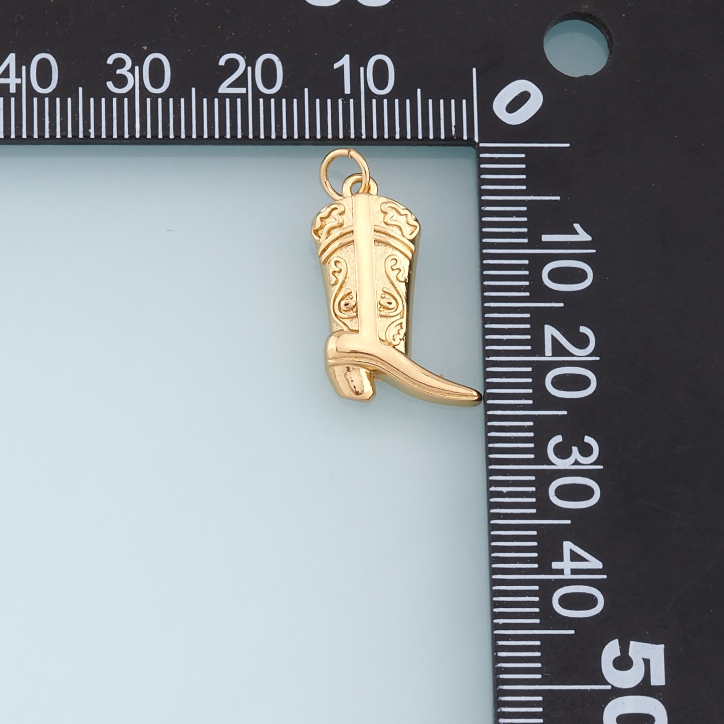 Gold Shoe Charms,18K Gold Filled Shoe Pendant,Shoe Charm Bracelet Necklace for DIY Jewelry Making Supply