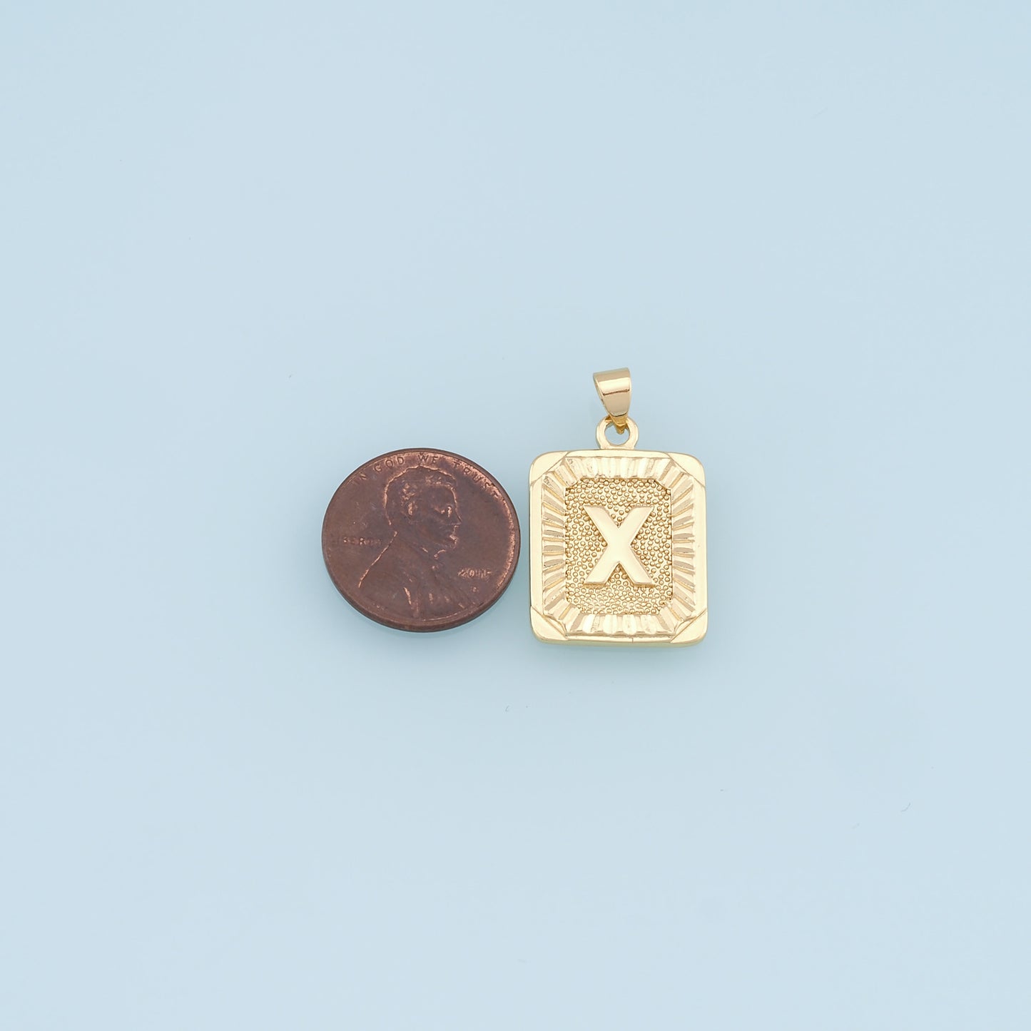 Gold letter Charms,18K Gold Filled letter Pendant,initial Charm Bracelet Necklace for DIY Jewelry Making Supply