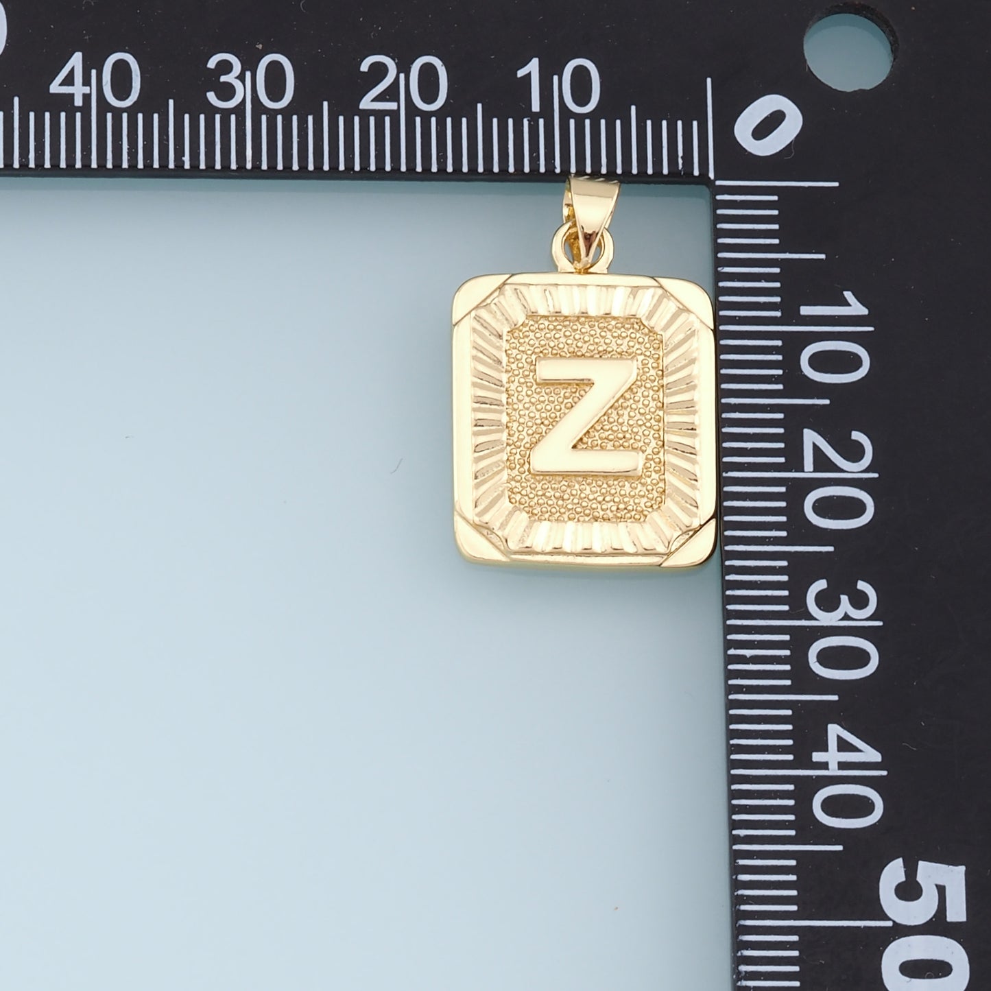 Gold letter Charms,18K Gold Filled letter Pendant,initial Charm Bracelet Necklace for DIY Jewelry Making Supply