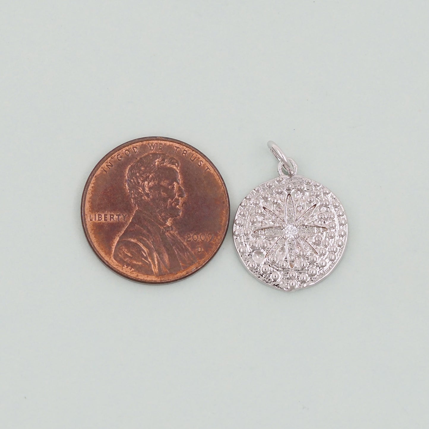 Gold Star Charms,18K Gold Filled Starburst Pendant,North Star Charm Bracelet Necklace for DIY Jewelry Making Supply