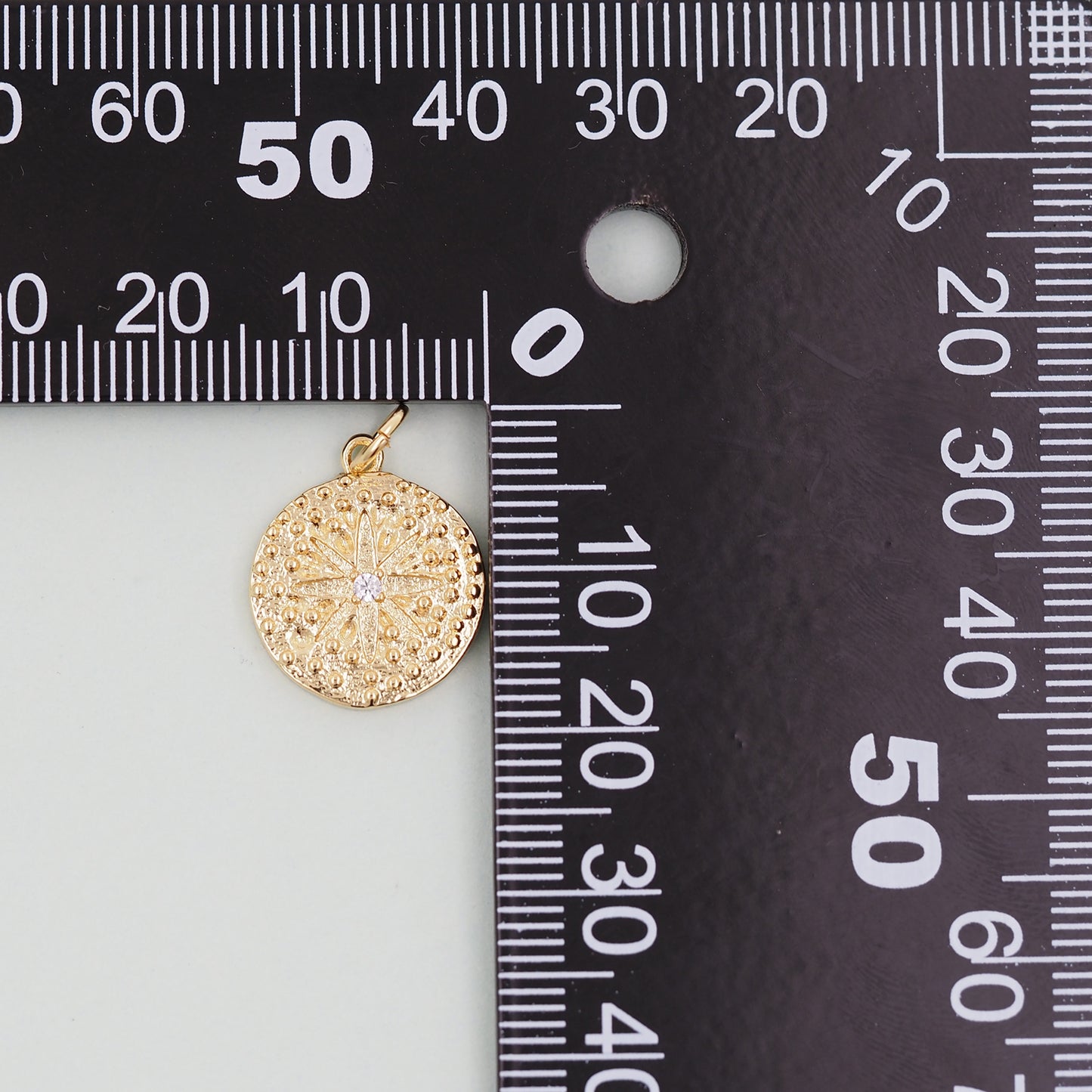 Gold Star Charms,18K Gold Filled Starburst Pendant,North Star Charm Bracelet Necklace for DIY Jewelry Making Supply