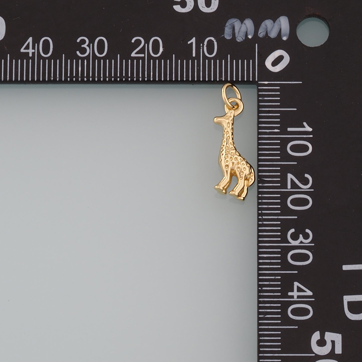 Gold Animal Charms,18K Gold Filled Giraffe Pendant,Dainty Giraffe Charm Bracelet Necklace for DIY Jewelry Making Supply