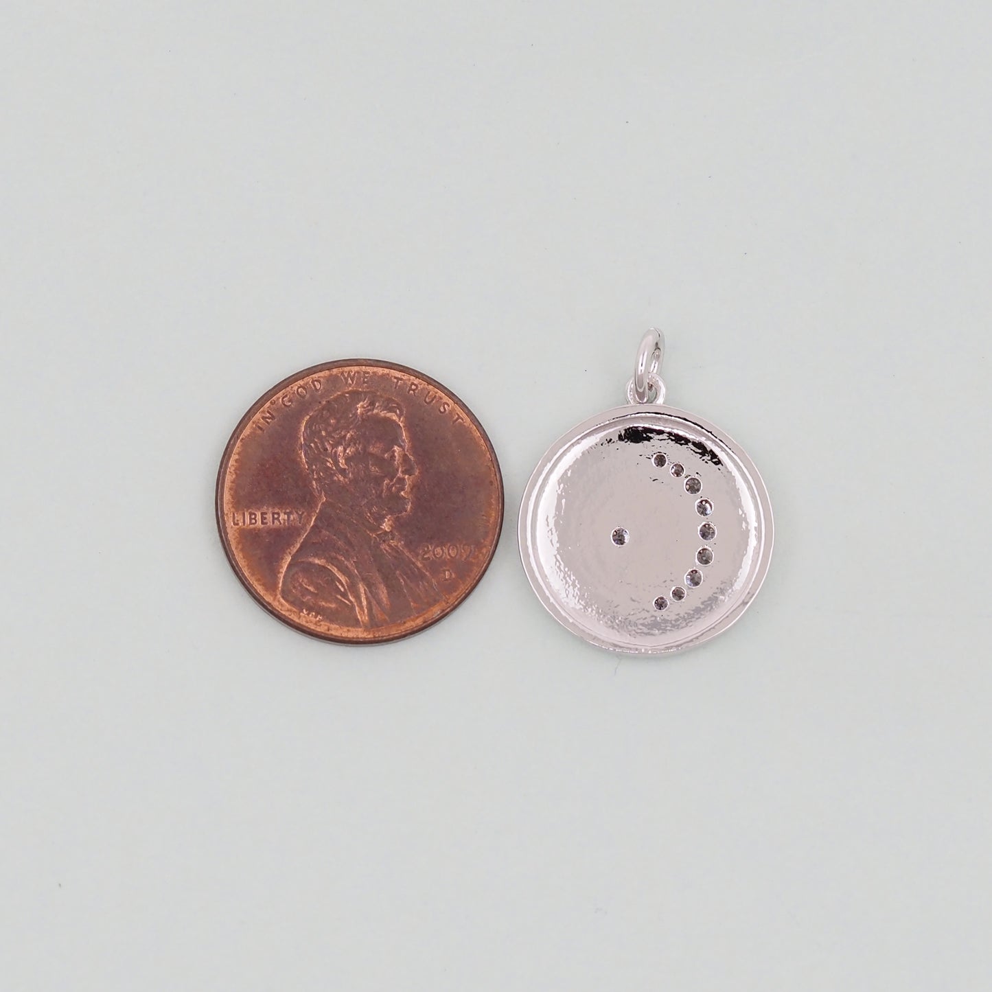 Gold Moon Star Charms,18K Gold Filled CZ Moon Pendant,Celestial Charm Bracelet Necklace for DIY Jewelry Making Supply