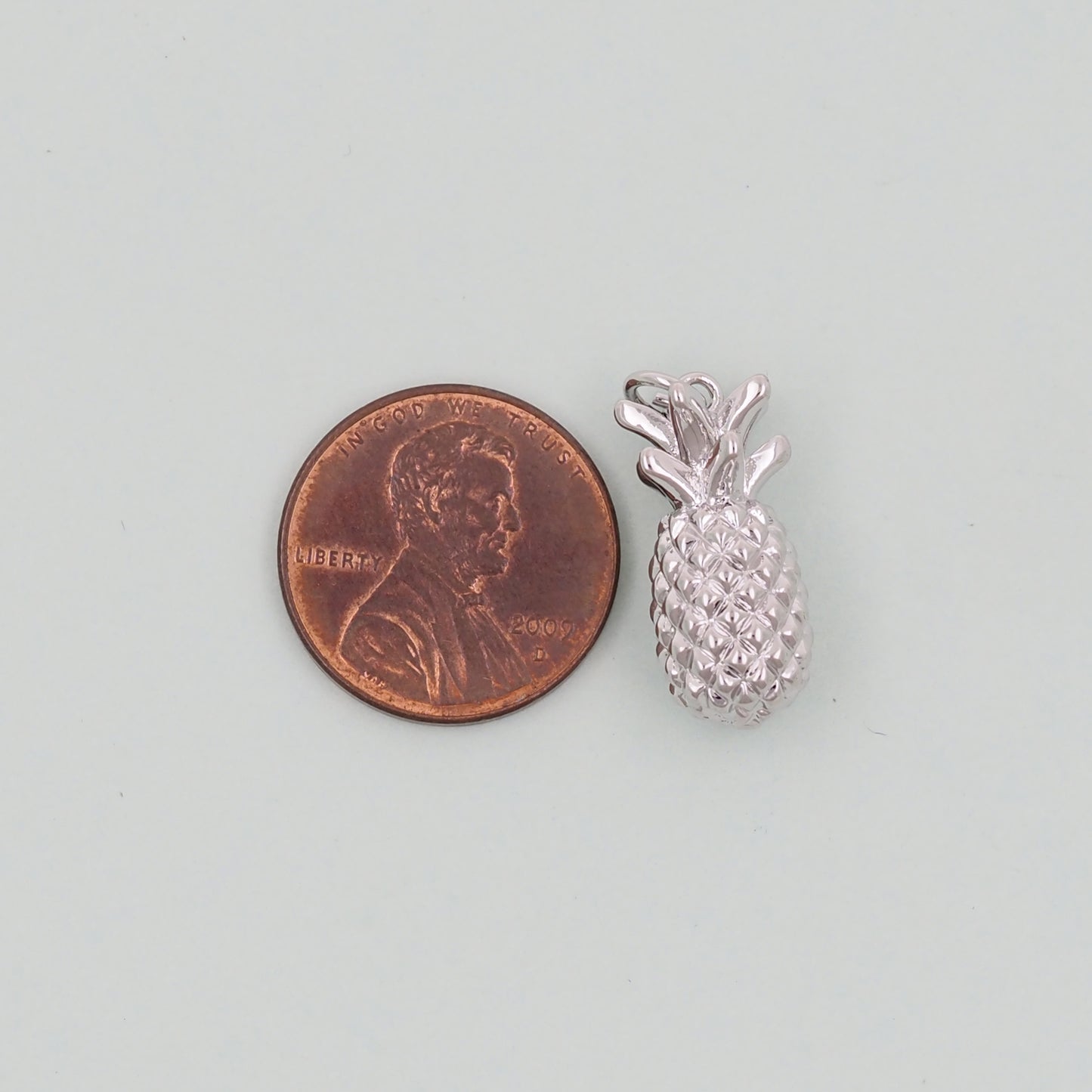 Gold Pineapple Charms,18K Gold Filled Summer Pineapple Pendant,Fruit Charm Bracelet Necklace for DIY Jewelry Making Supply