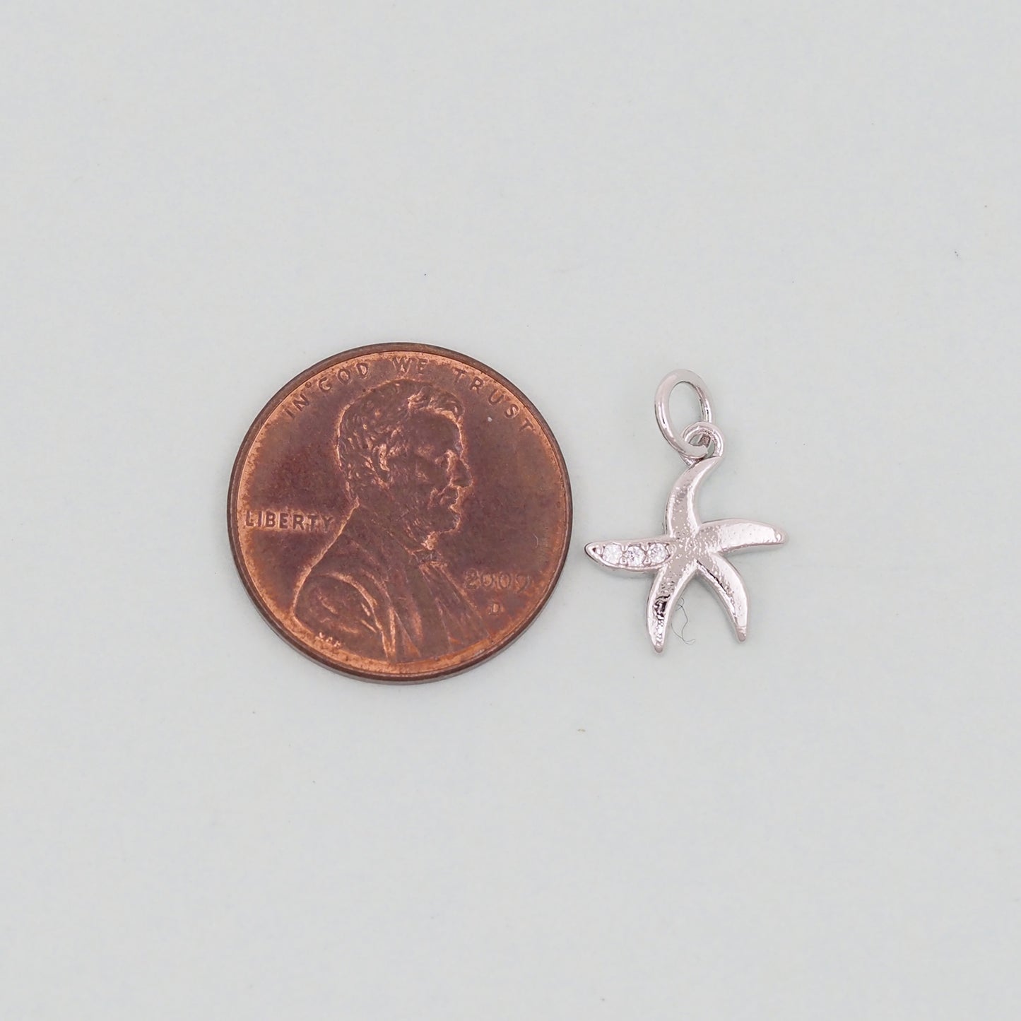 Gold Starfish Charms,18K Gold Filled Sea star Pendant,Starfish Charm Bracelet Necklace for DIY Jewelry Making Supply