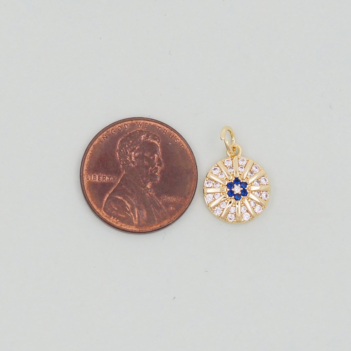 Gold Star Charms,18K Gold Filled Sun Pendant,celestial Charm Bracelet Necklace for DIY Jewelry Making Supply